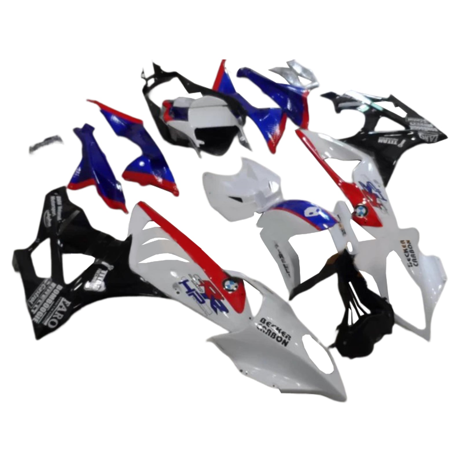 2009-2014 BMW S1000RR Kit de carénage carrosserie plastique ABS