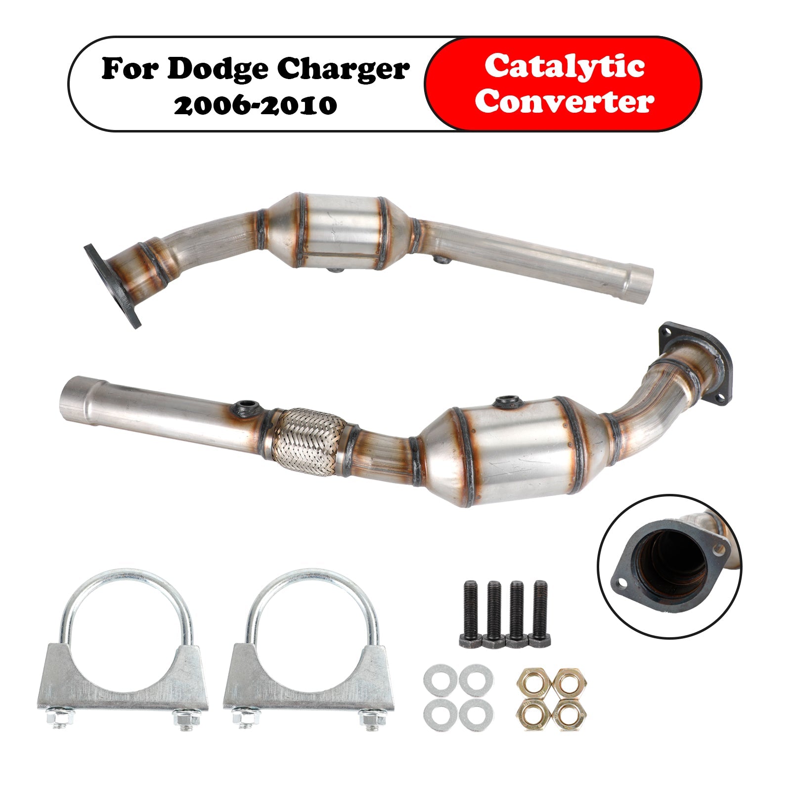 Convertisseurs catalytiques côté gauche et droit Dodge Charger 2006-2010 2,7 L 3,5 L