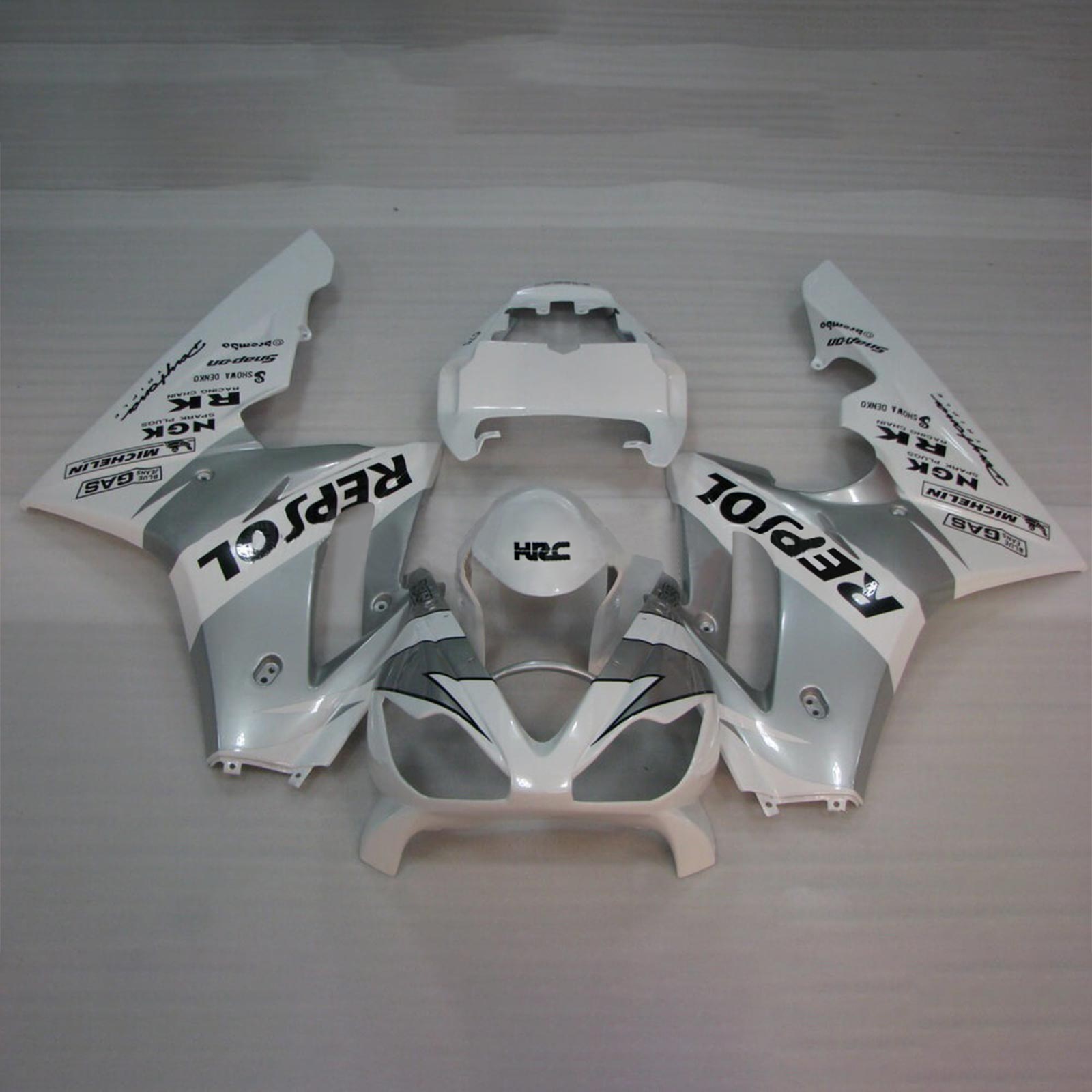 2002-2005 Triumph Daytona 600 Amotopart Injection Fairing Kit Karosseri Plast ABS #109