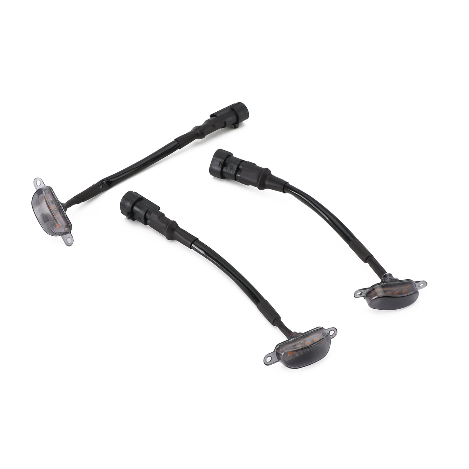 Lampe LED ambre à lentille fumée Raptor, feu de calandre avant adapté à Ford F-150 générique, 3 pièces