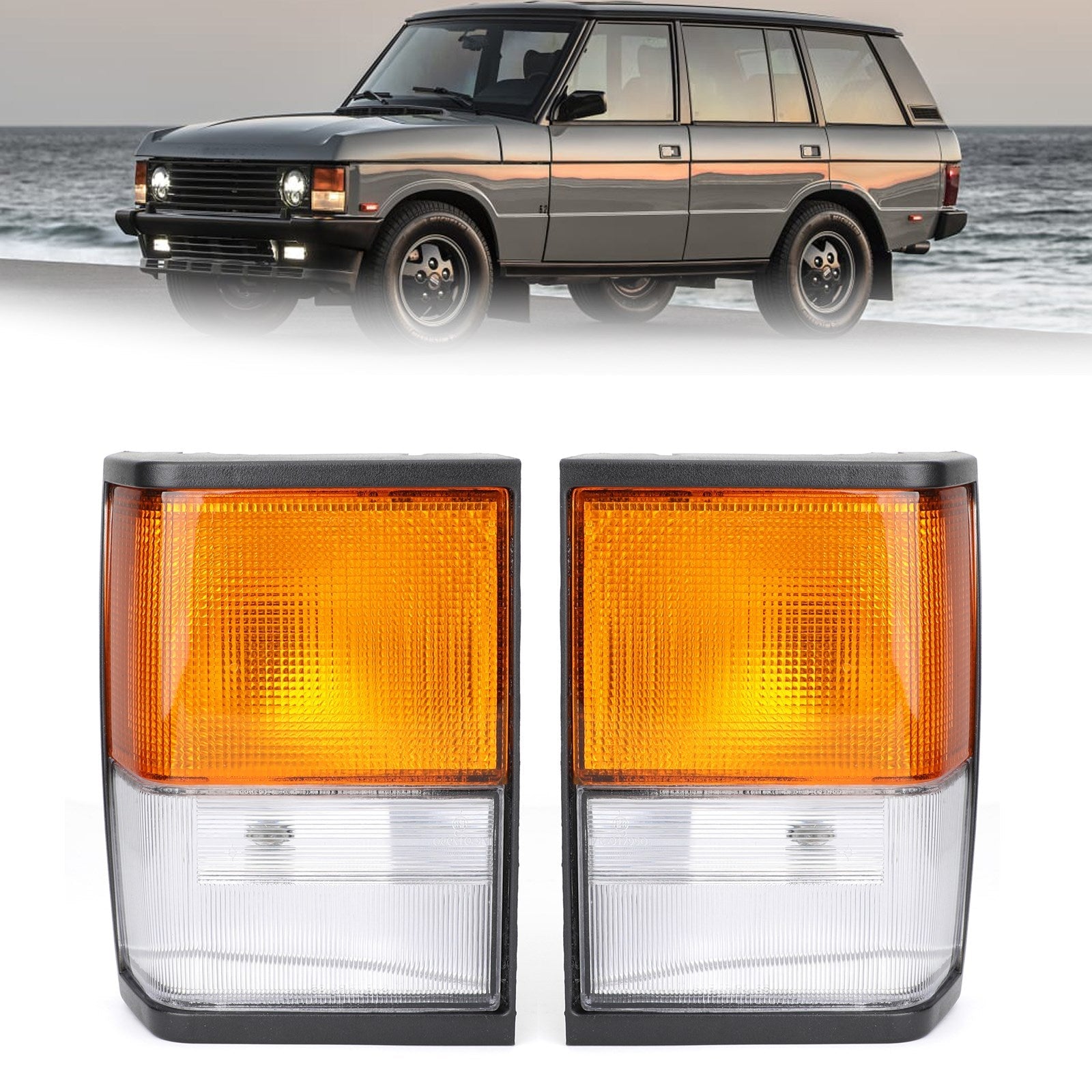 1987-1995 Land Rover Range Rover Classic Lampes d'angle neuves transparentes génériques