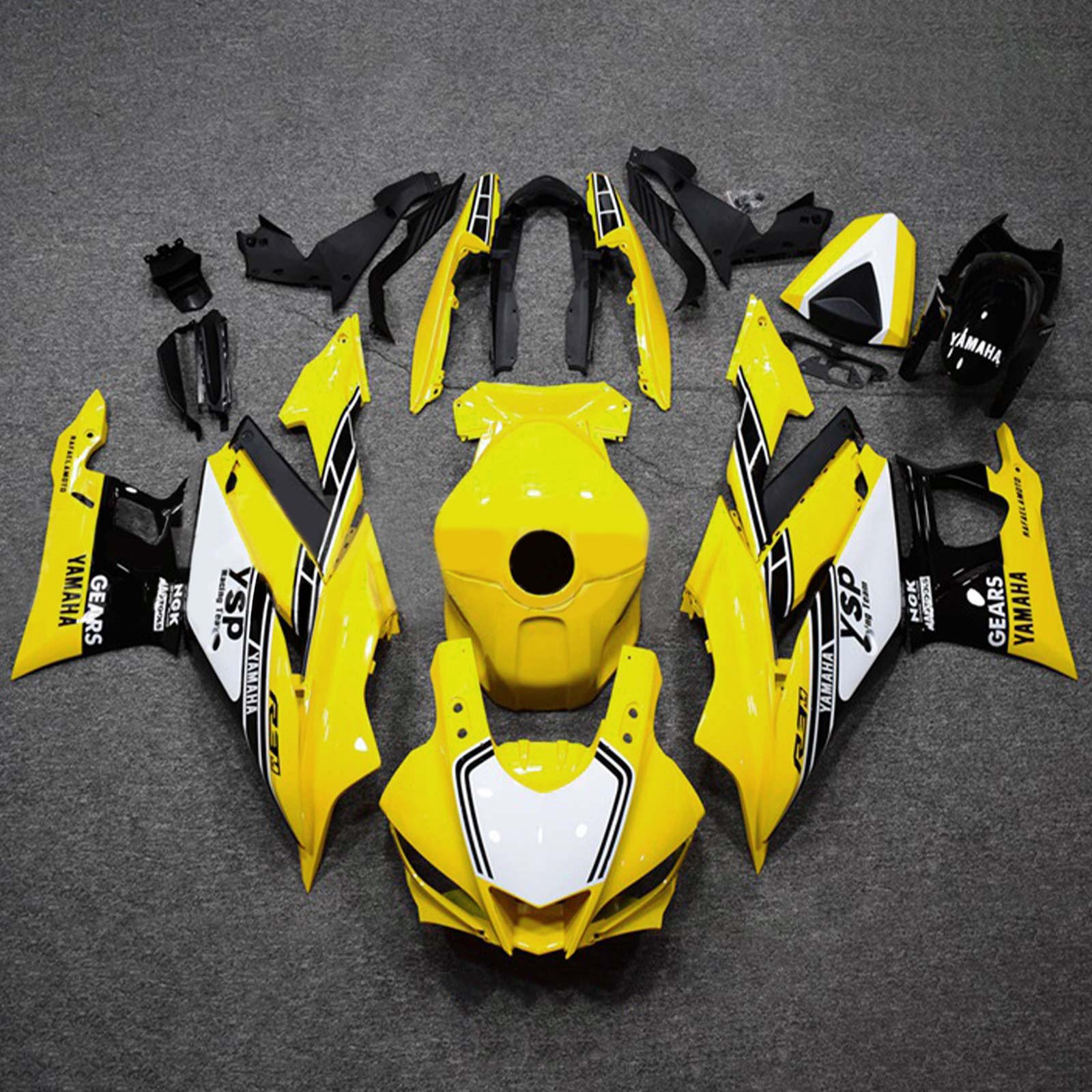 2022-2023 Yamaha YZF-R3 R25 Injection Fairing Kit Bodywork Plastic ABS #117