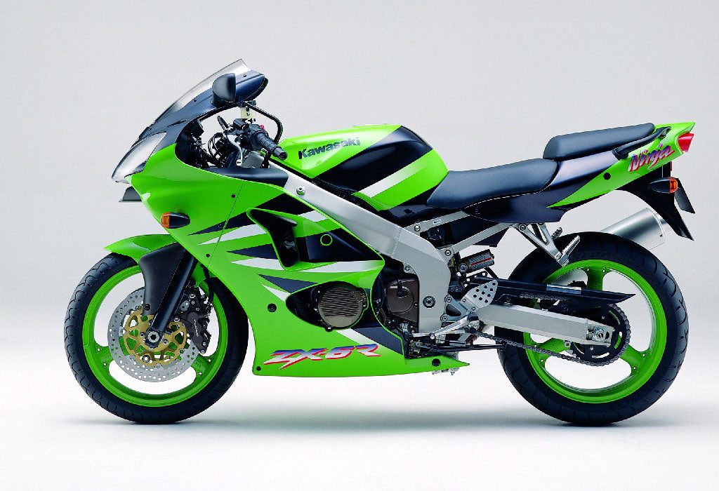 2000-2002 Kawasaki ZX6R 636 Green Fairing Kit