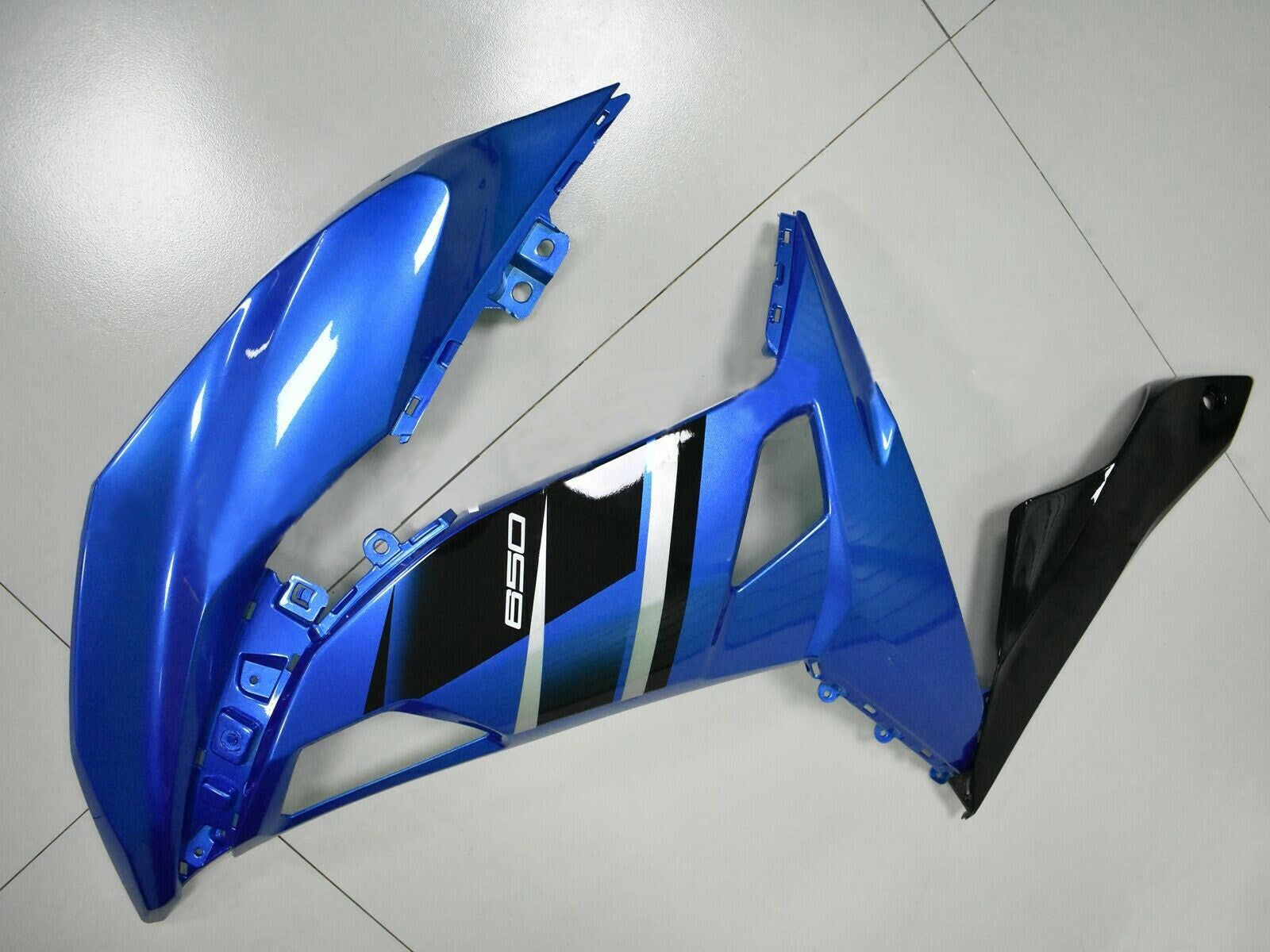 Kit plastique d'injection bleu Kawasaki Ninja 650 EX650 2017-2019