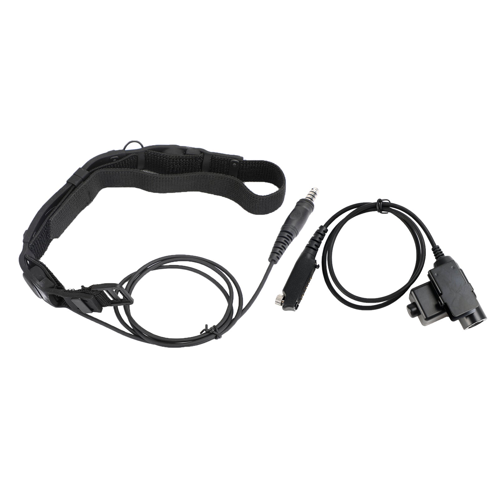 7.1mm Plug Tactical Throat Tube Headset 6Pin U94 PTT For STP8040 STP8080 STP9000