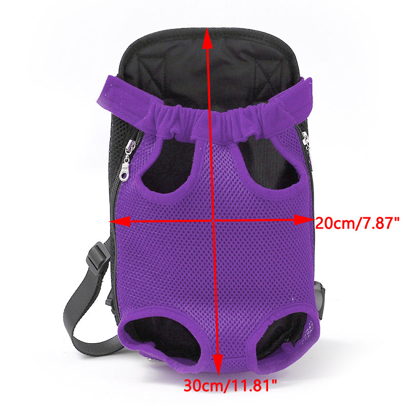 Portable Mesh Pet Dog Carrier Puppy Backpack Travel Carrying Bag Shoulder Bag