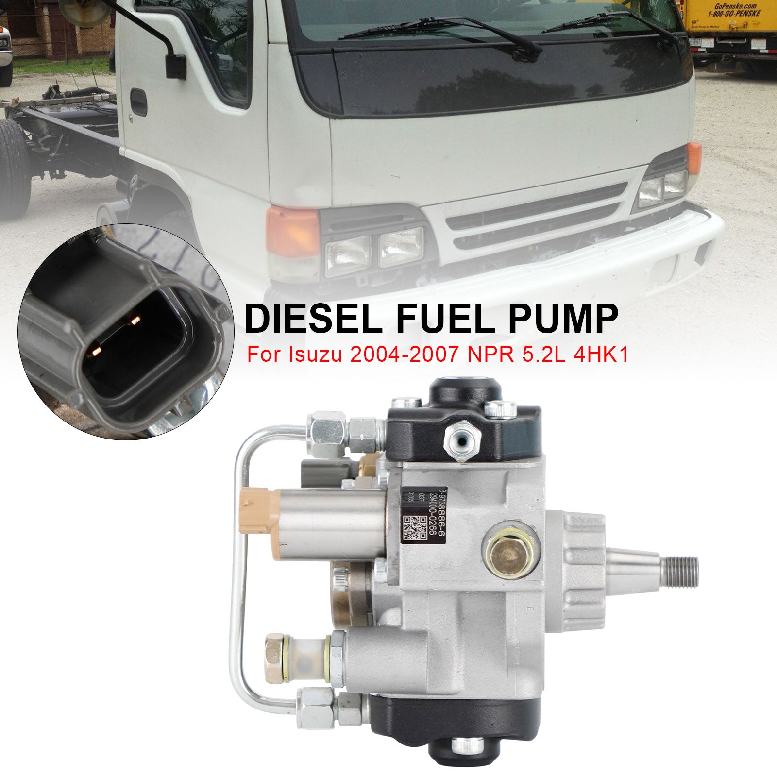 Brandstofpomp 294000-0266 Geschikt voor Isuzu 2004-2007 5.2L NPR 4HK1 Diesel 2940000267