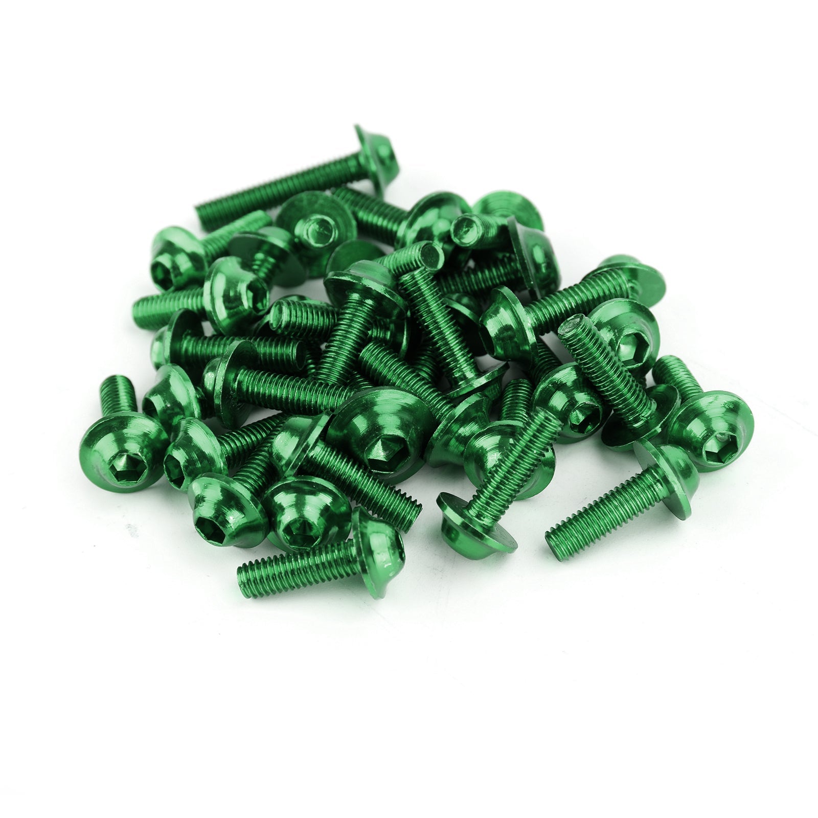 158x Fastener Clip Screw Bolt Kit Motorcycle Sportbike Windscreen Fairing Green Generic