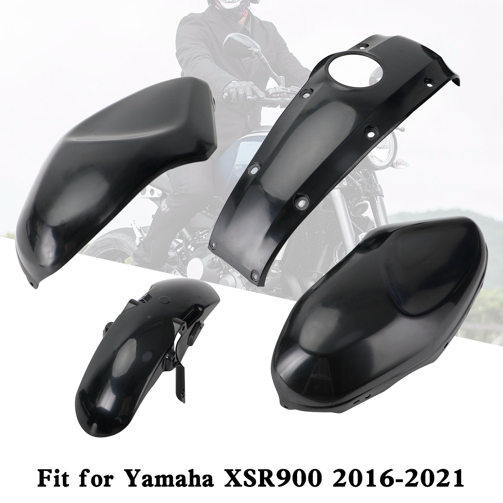 Yamaha XSR900 2016-2021 Carrosseriekuip Spuitgieten Ongeverfd