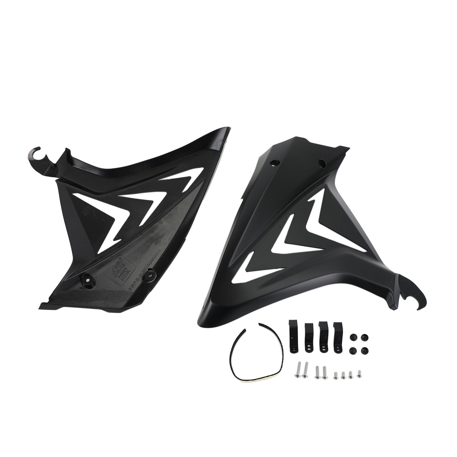 Side Frame Cover Panels Fairings Cowls For Honda CBR650R 2019-2021 Black