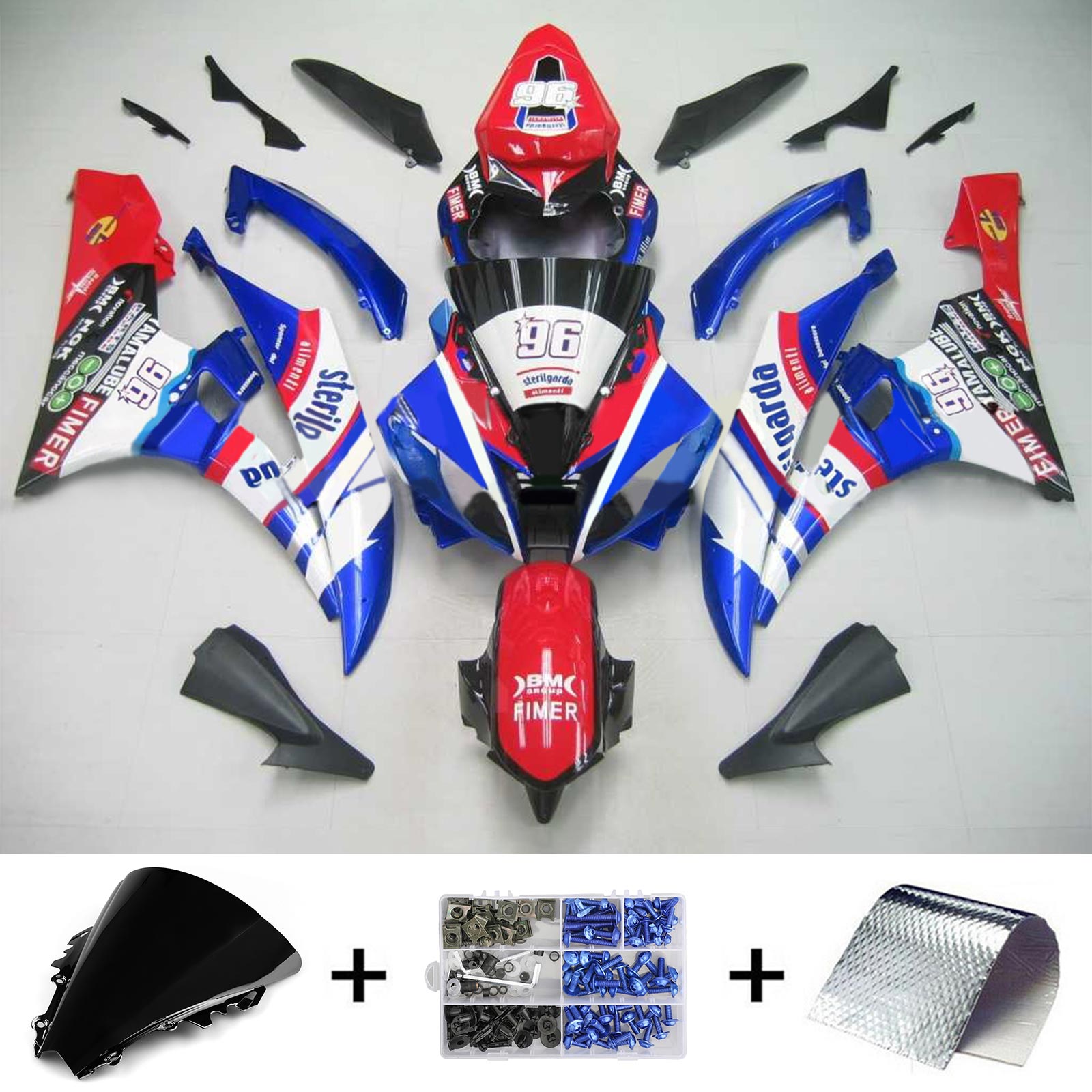 2006-2007 Yamaha YZF 600 R6 kuipset algemeen