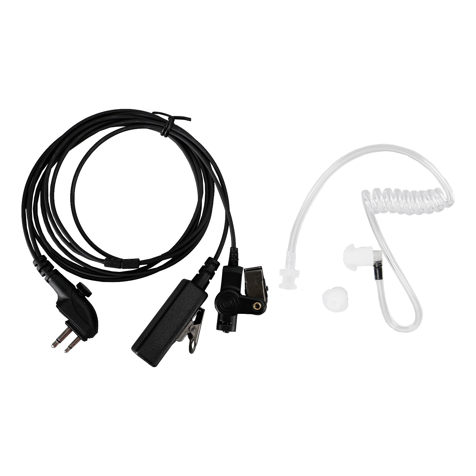 Auriculares acústicos con tubo de aire PTT aptos para HYT TC-518 TC-580 TC-600 TC-610 TC-618