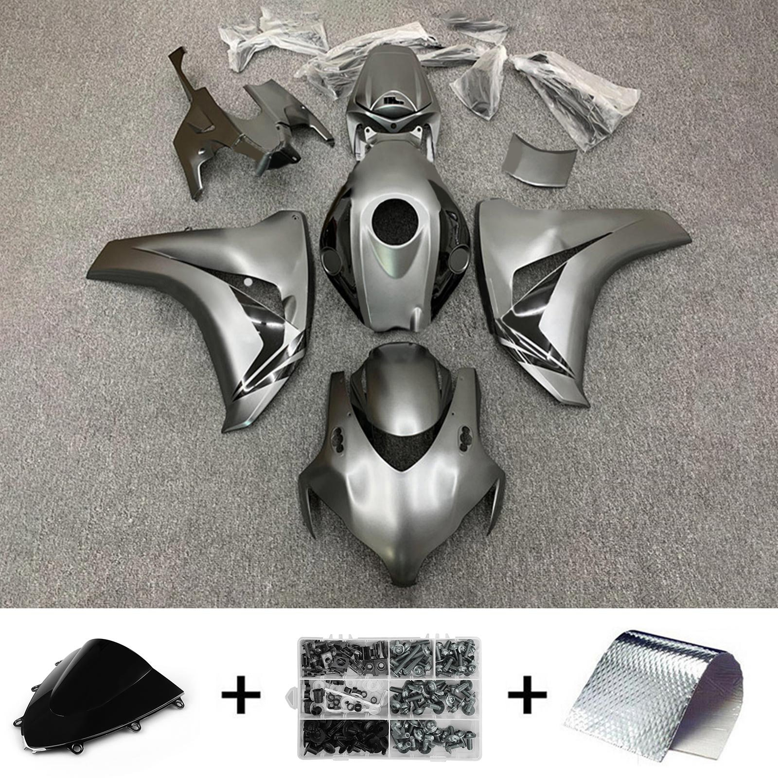 2008-2011 Honda CBR1000RR Injectiekuipset Carrosserie Kunststof ABS #196