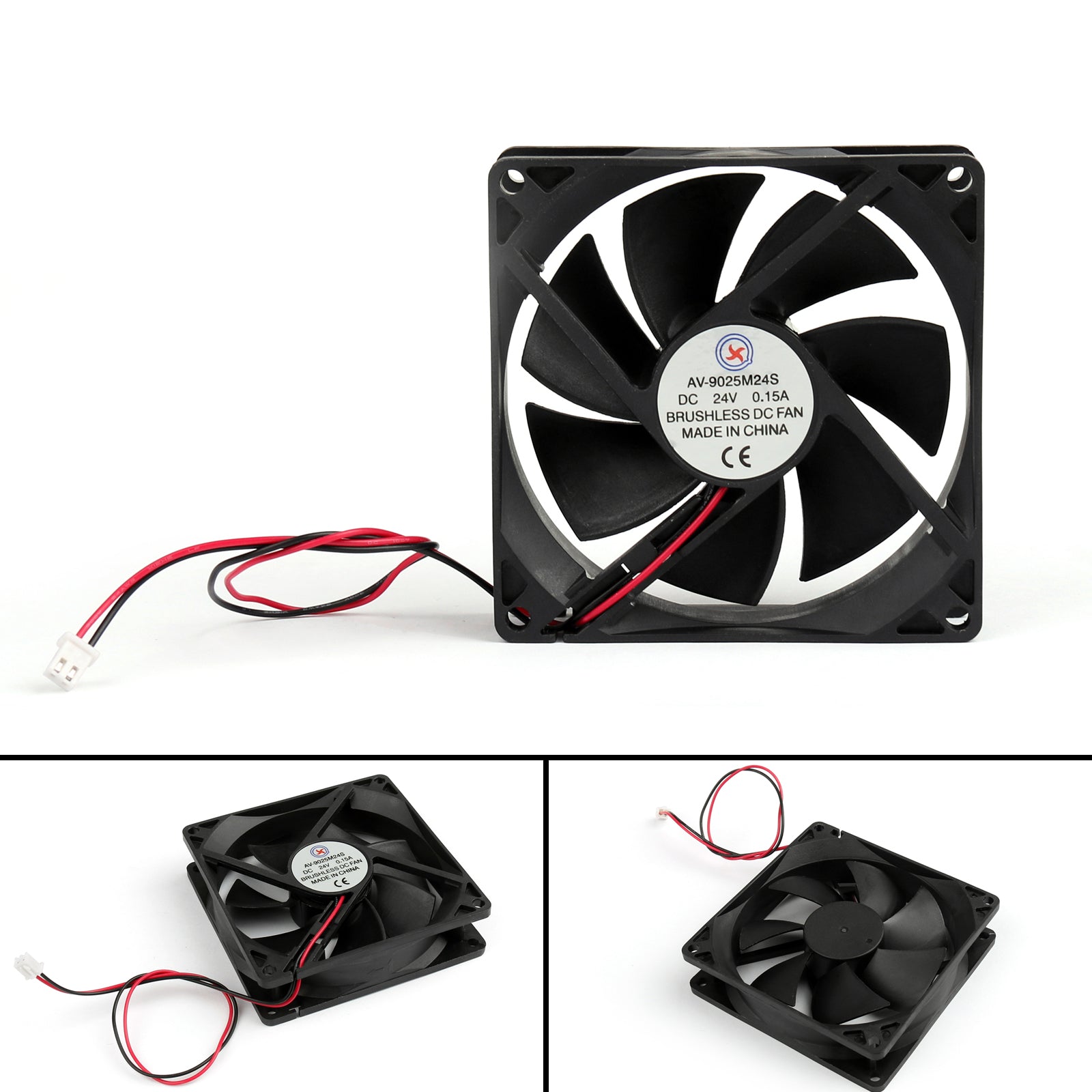 1PCS/4PCS/10PCS DC Borstelloze Koeling PC Computer Fan 24V 9025s 90x90x25mm 0.15A 2 Pin Draad