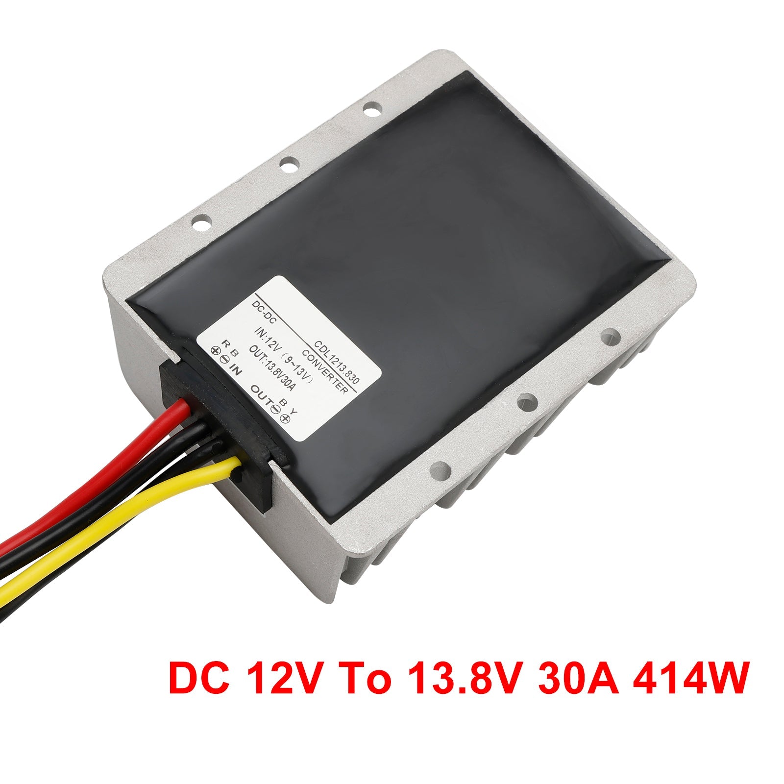 DC-DC 12V-13.8V 30A 414W régulateur de convertisseur d'alimentation élévateur étanche