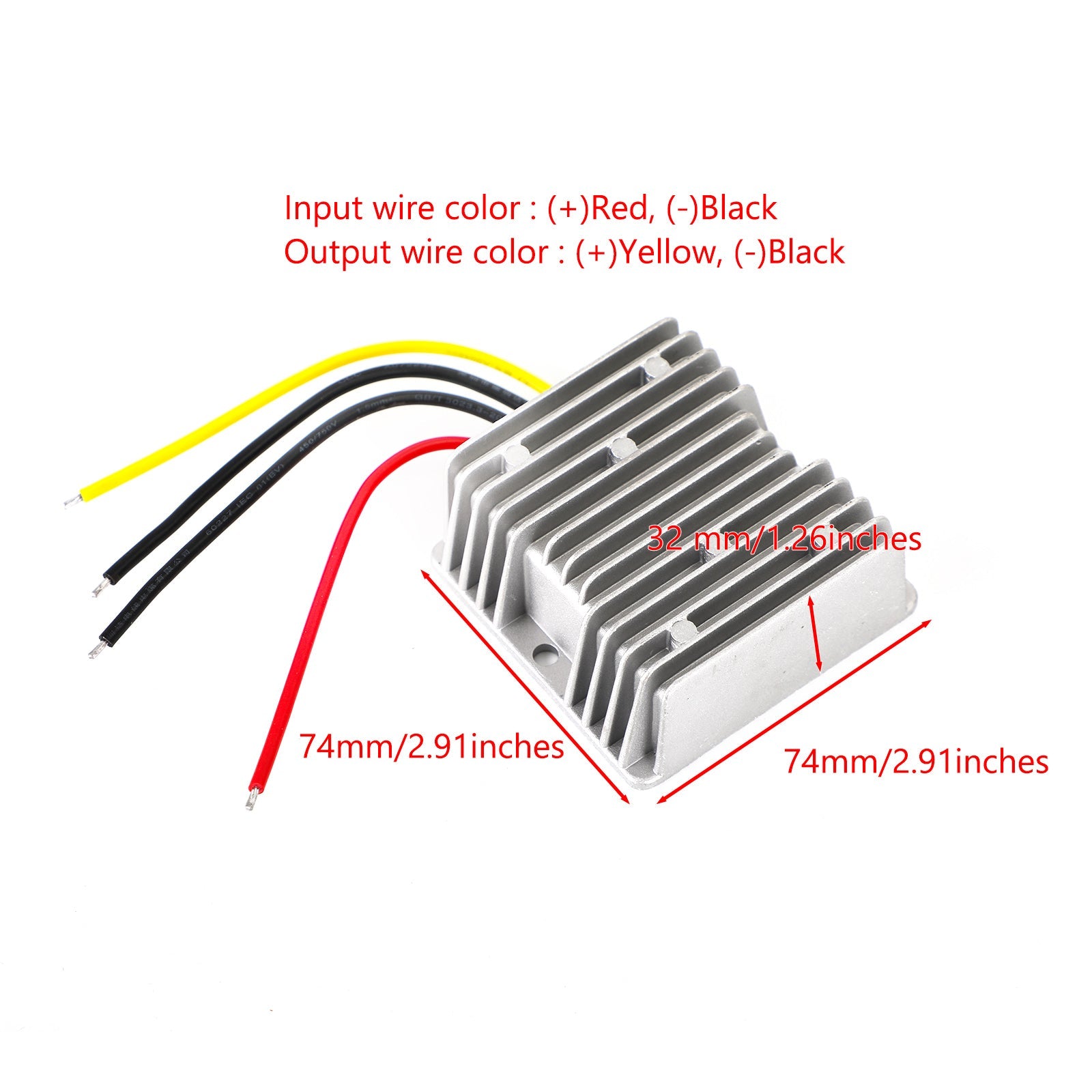 Régulateur de convertisseur d'alimentation élévateur étanche DC 12V à 13.8V 15A 207W