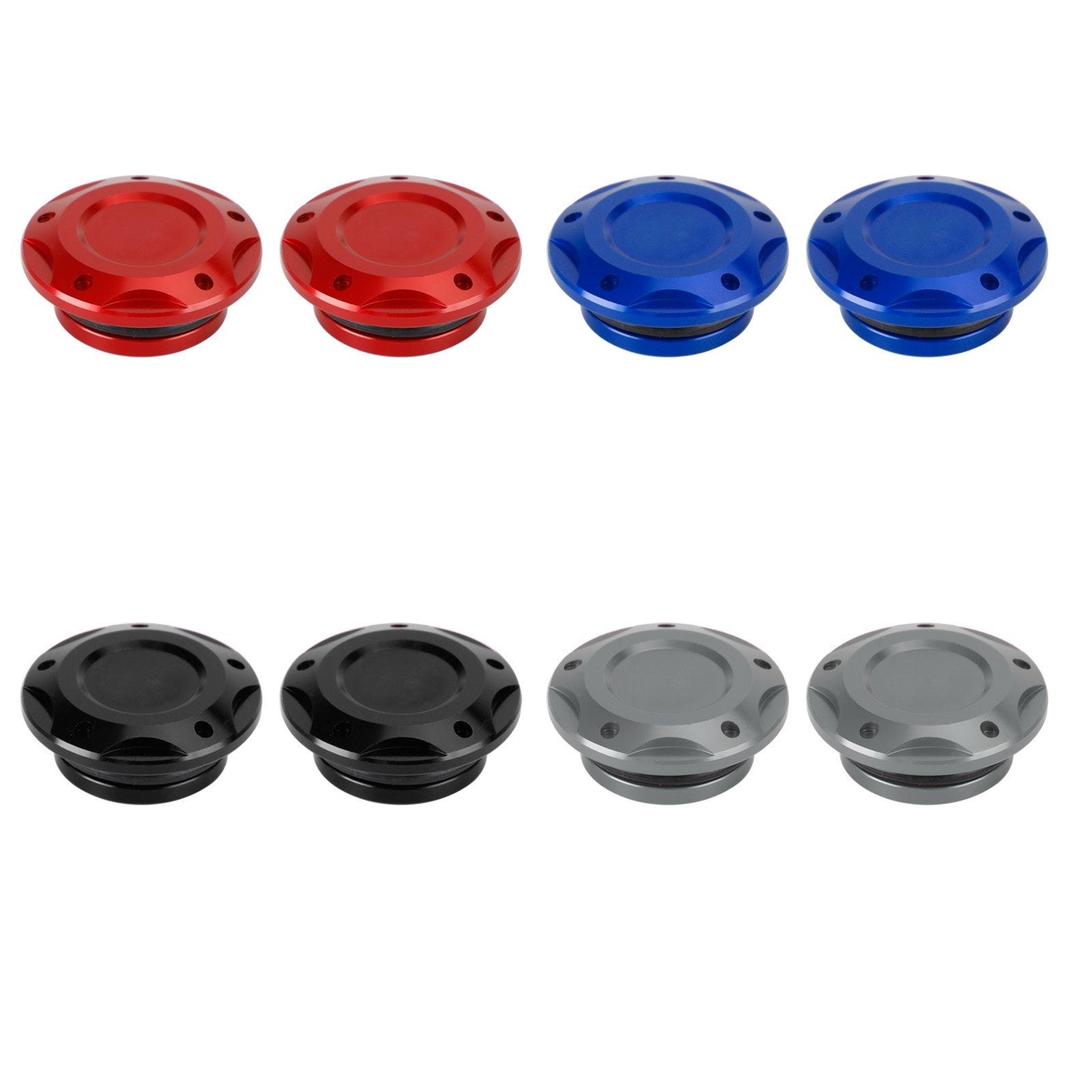 Yamaha YZF-R3 R3 R25 MT03 MT25 Aluminum Black Frame Hole Caps Plug Cover