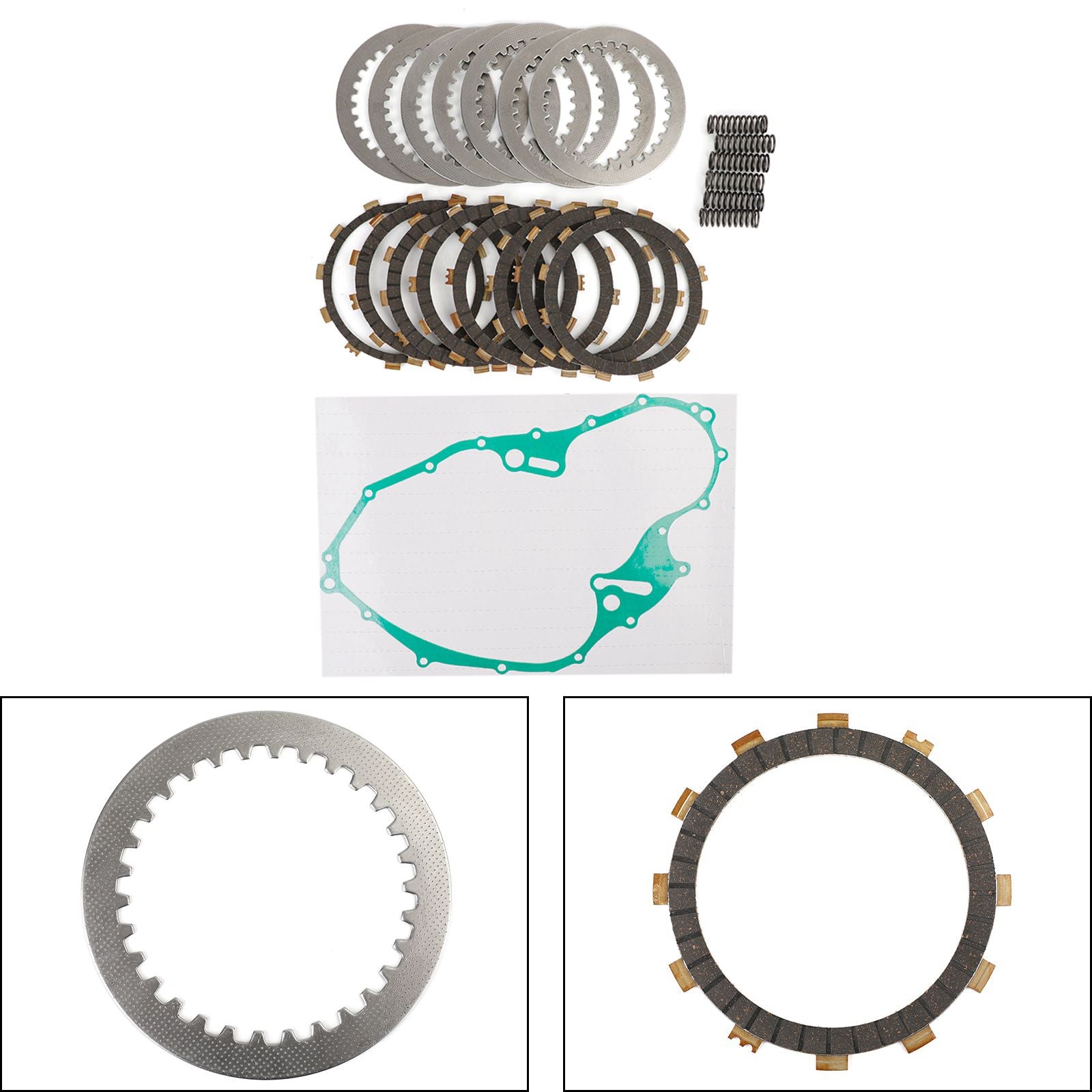 Clutch Kit Disks Discs Springs Gasket fit for Yamaha Raptor 700 700R 2006-2018 Generic