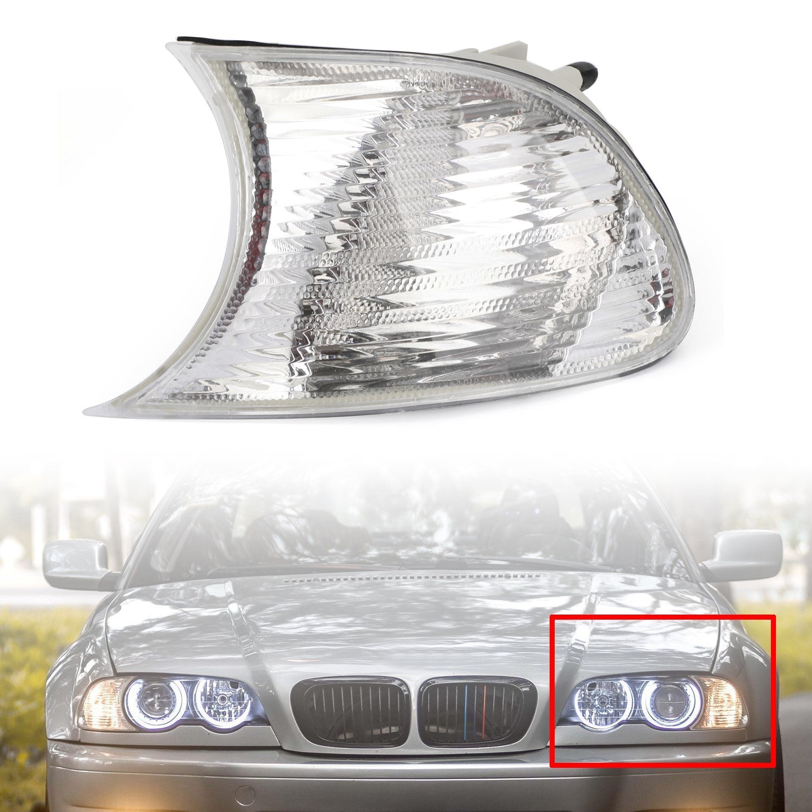 Feux d'angle gauche/droite, clignotants pour BMW E46 2 portes 1998 – 2001 générique