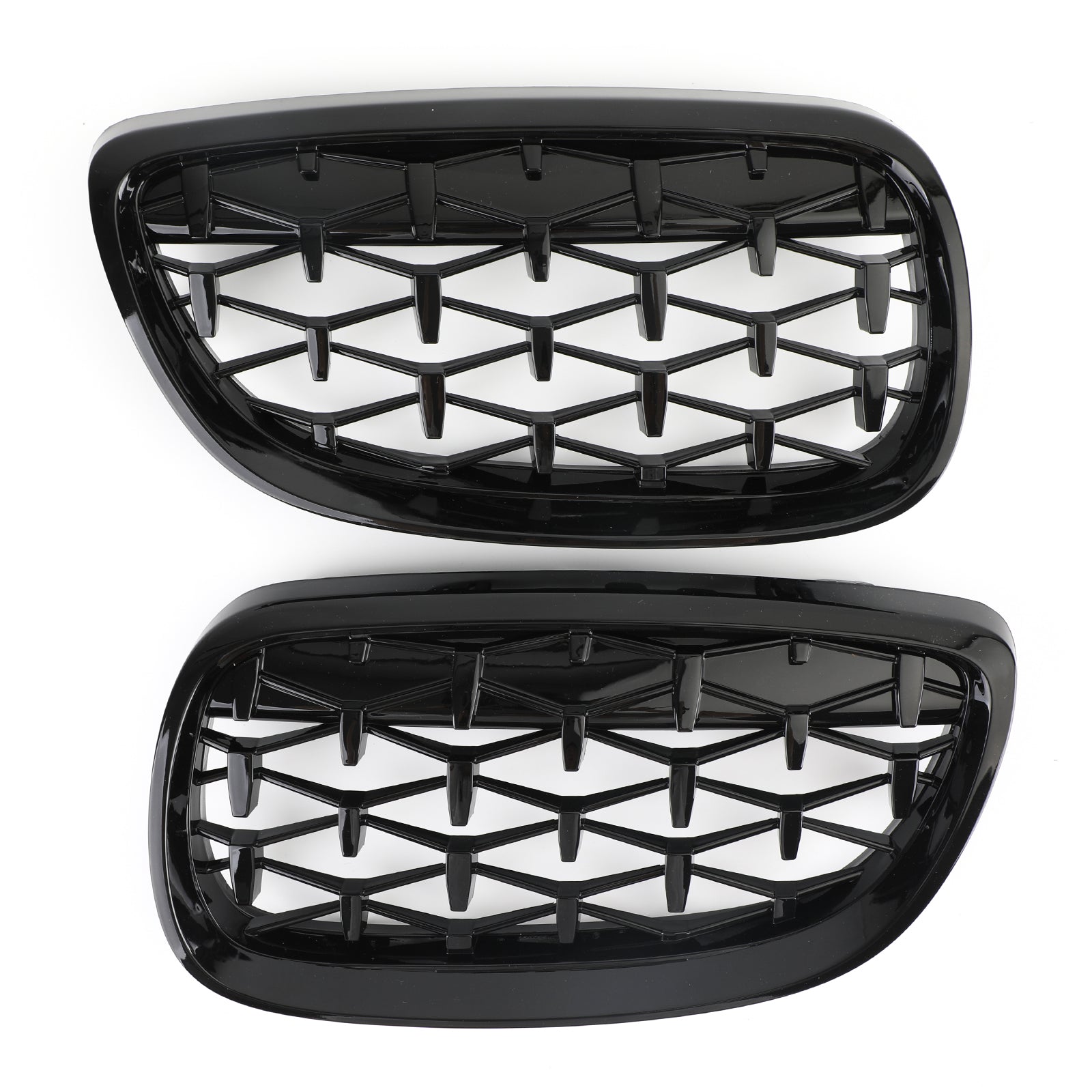 Front Nieren Grill Fit voor BMW 2007-2010 E92 E93 328i 335i 2DR Meteor Zwart Generiek