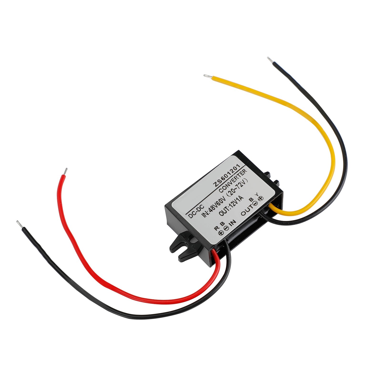 Convertisseur DC-DC étanche 60V abaisseur à 12V, Module d'alimentation de voiture