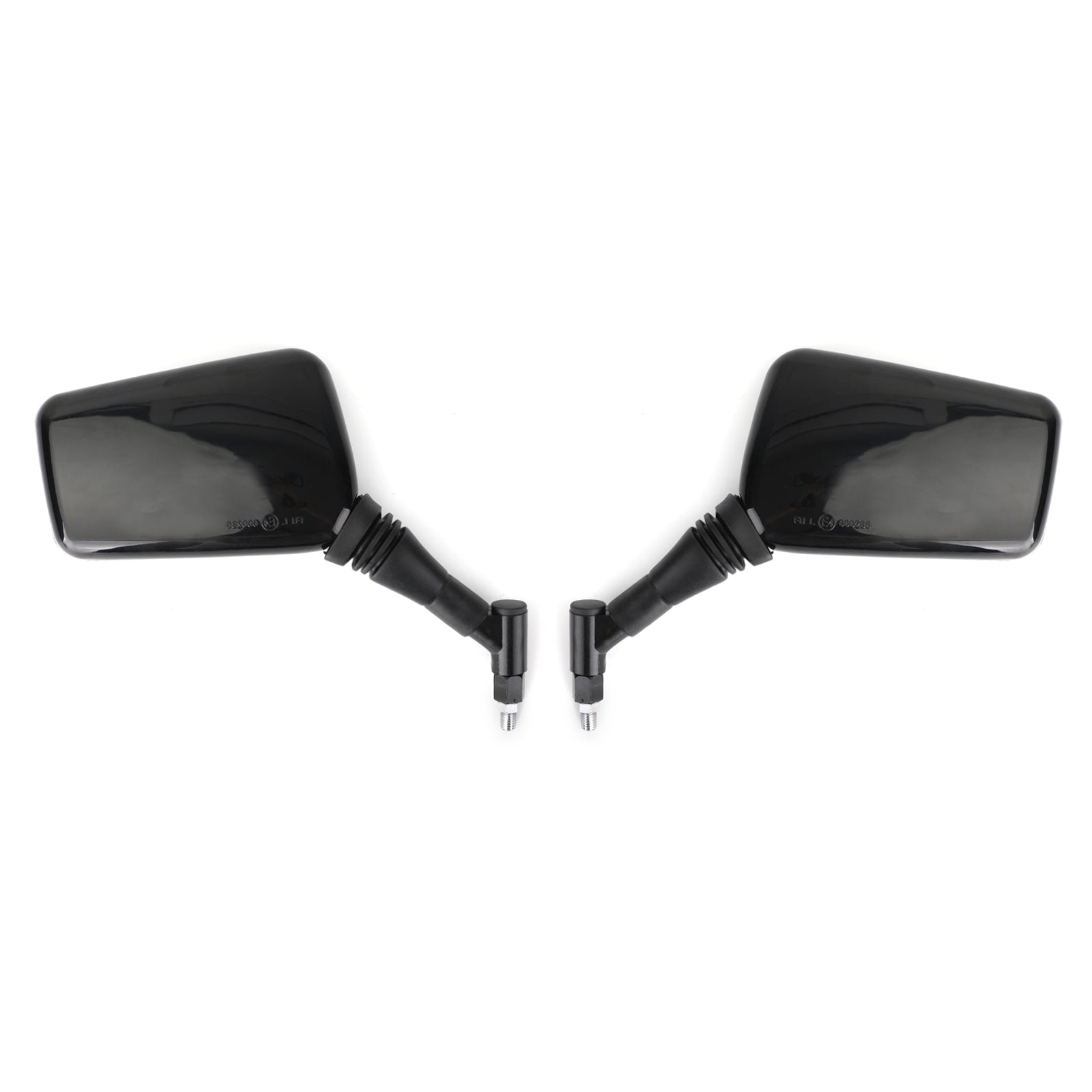 PAIR MIRRORS NEW Black Left Right Mirror 8MM 10MM For Motorcycle Motorbike Generic