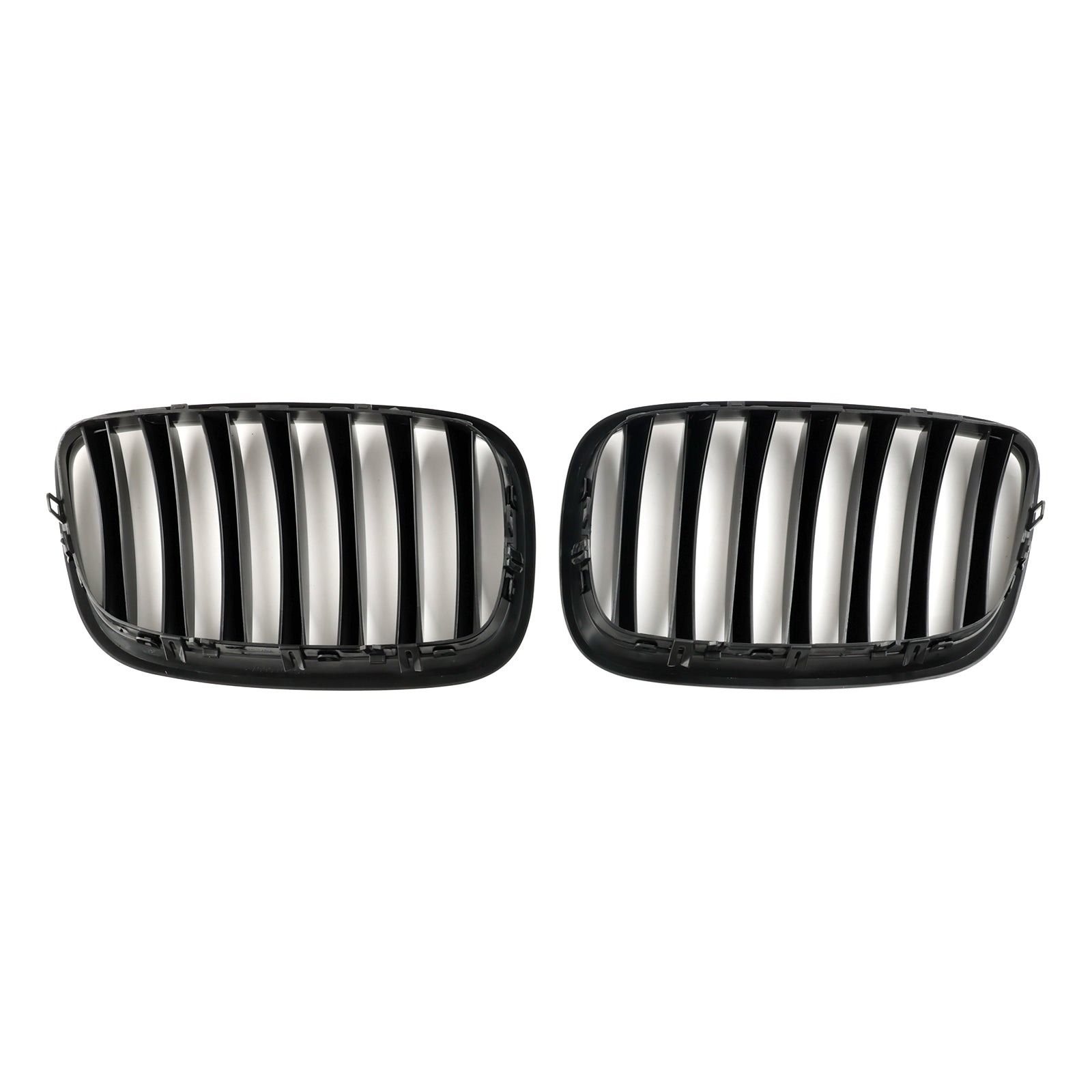 BMW X6 E71 2007-2014 / X6 M (E71) 2009-2014 / X6 Hybrid E72 2008-2011 Front Bumper Kidney Grille Grill Gloss Black