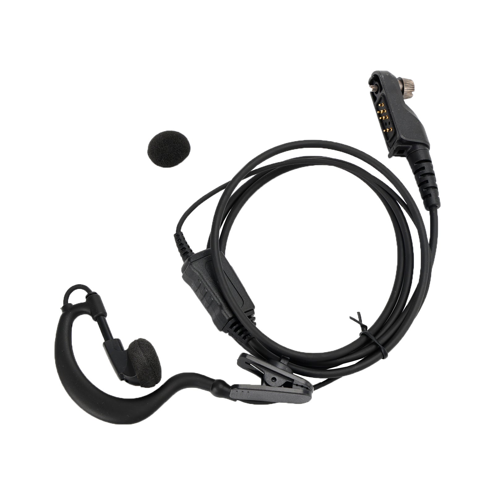 Oreillettes en forme de G, casque d'écoute ovale, micro PTT pour Hytera AP510 AP580 BP560 BP510