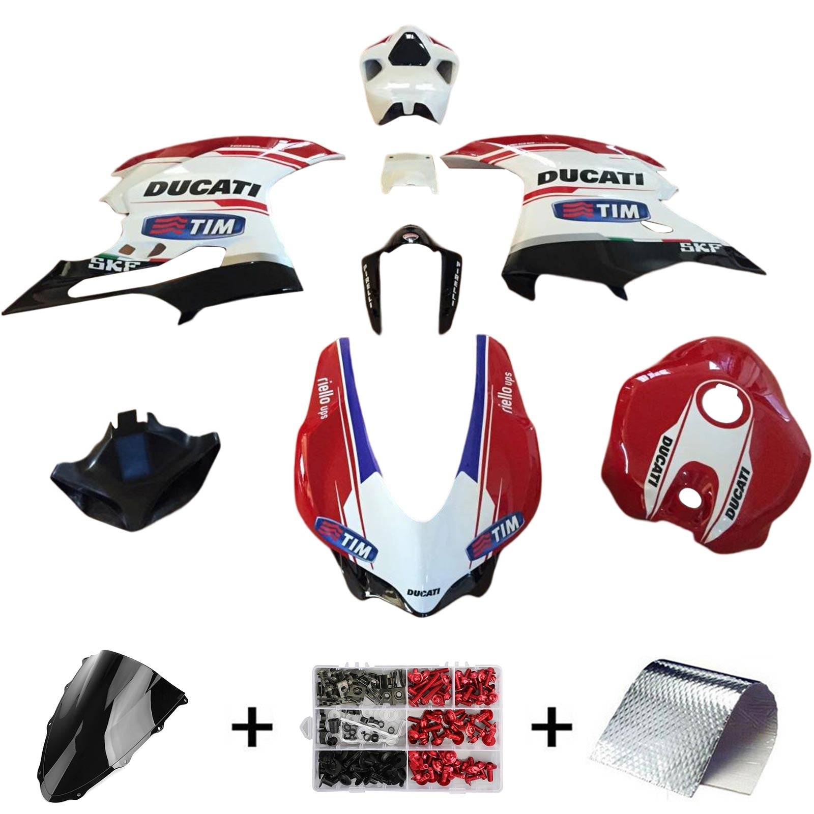 2015-2020 Ducati 1299 959 Kit de carenado Carrocería Plástico ABS