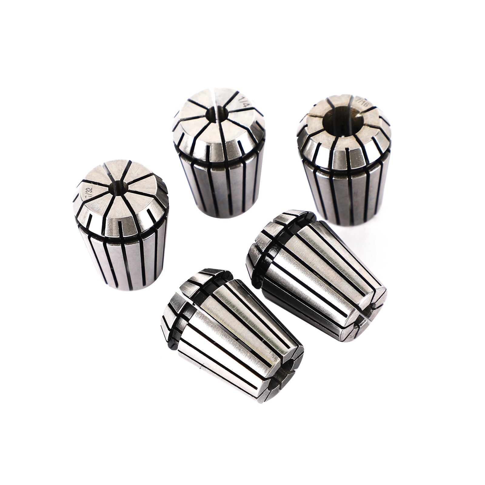 12Pcs ER25 Spring Collet Set For CNC Milling Lathe Tool Engraving Machine Steel