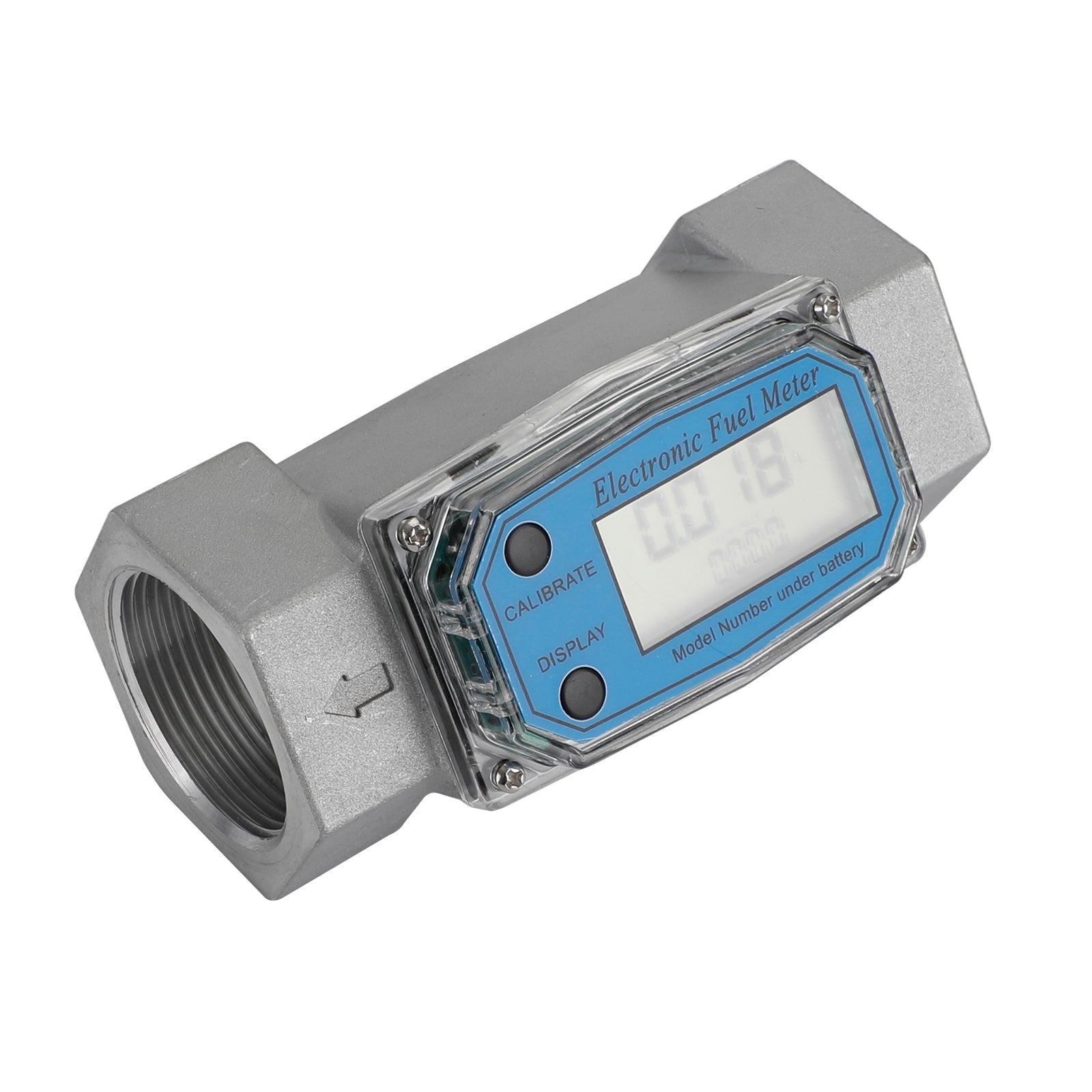 Turbine Digital Diesel Fuel Flow Meter Oval Gear Flow Gauge BSPT/NPT