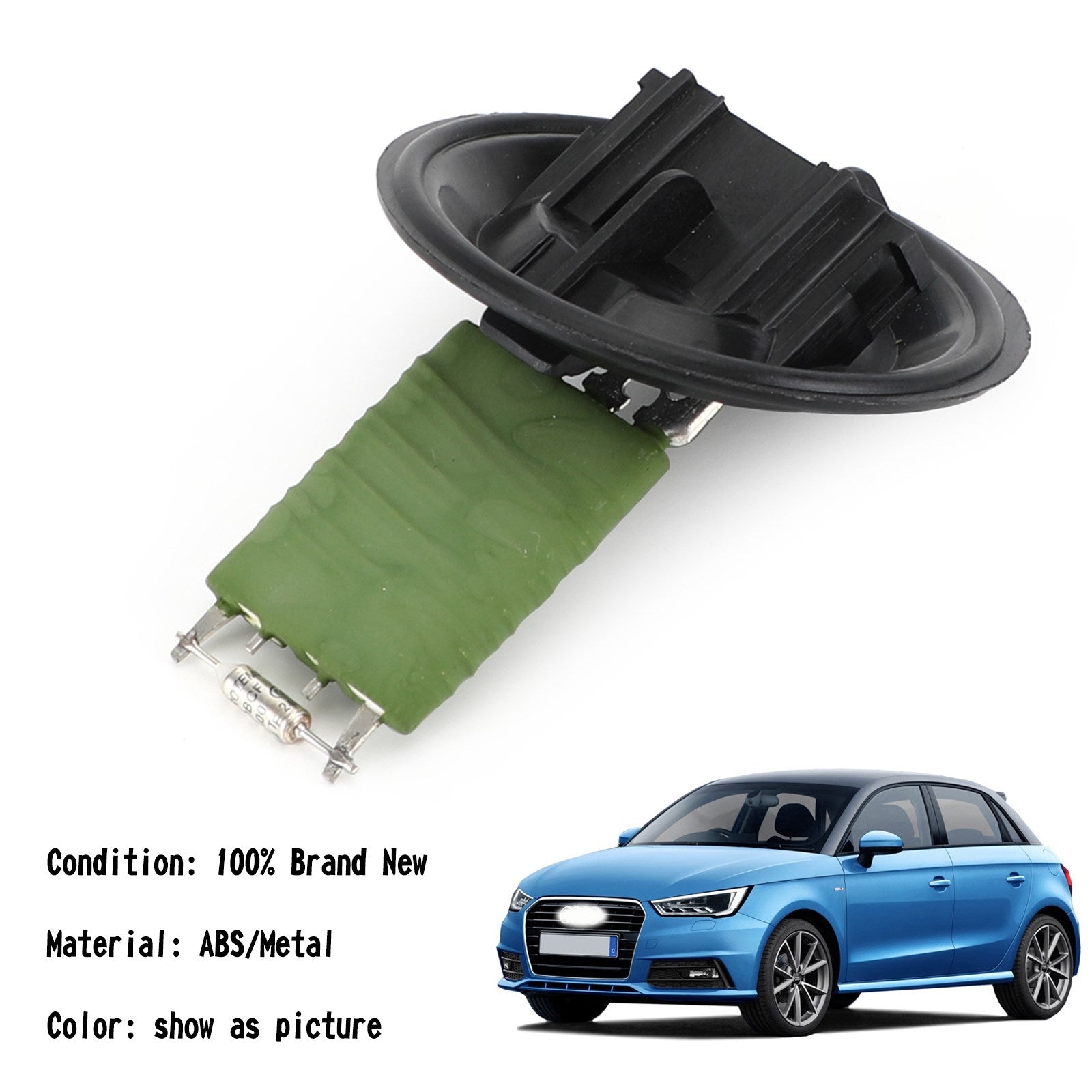 Heater Blower Fan Resistor 6Q0959263 For Audi A1 A2 VW Polo Seat Ibiza Skoda