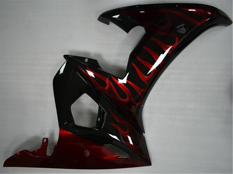 2005 Yamaha YZF R6 Amotopart kuip Red Flame-set