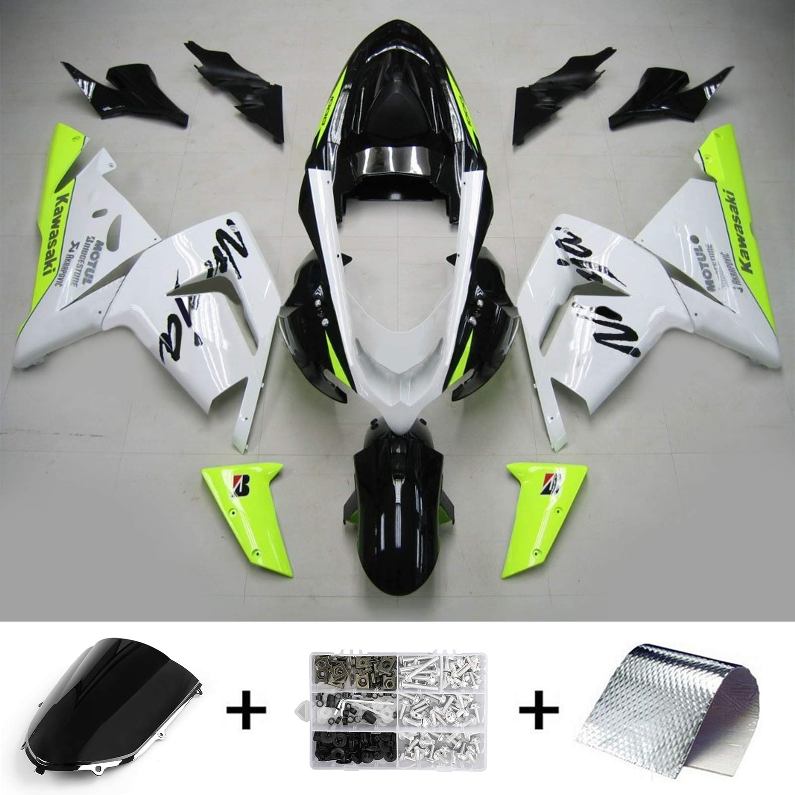 Kit de carénage pour Kawasaki ZX10R 2004-2005 générique