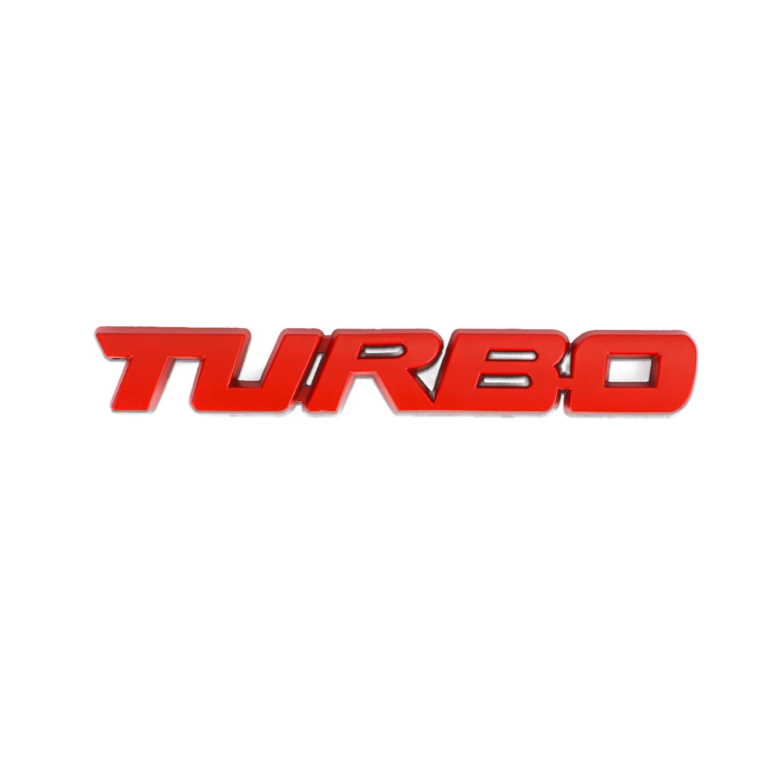 Métal 3D Turbo Logo Emblème De Voiture Badge Autocollant Coffre Pare-chocs Autocollant Argent Générique