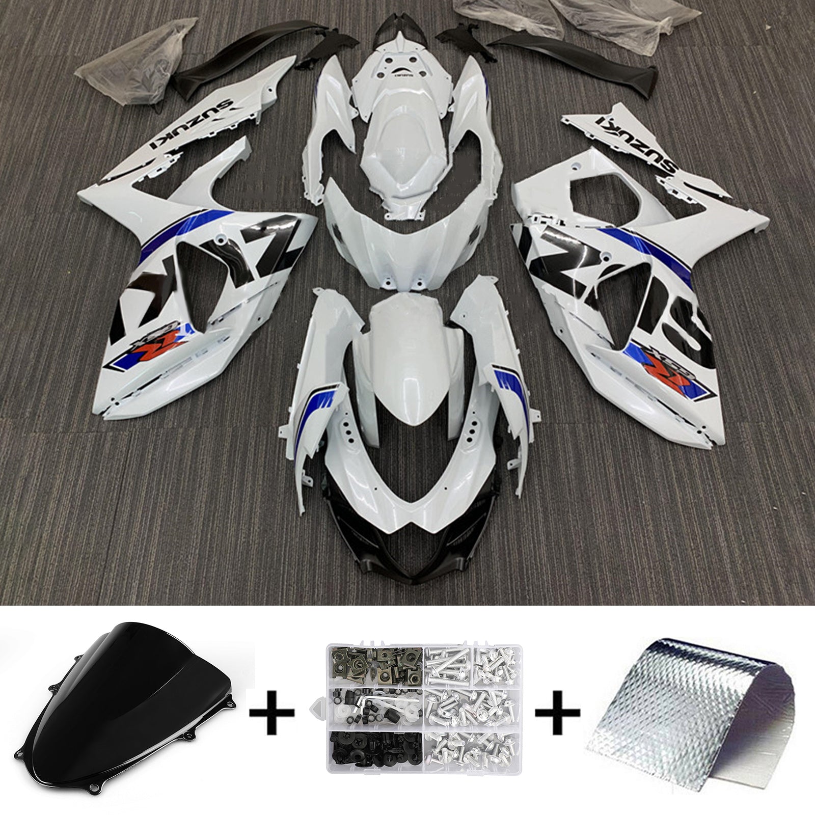 2009-2016 Suzuki GSXR1000 K9 kuipset carrosserie kunststof ABS