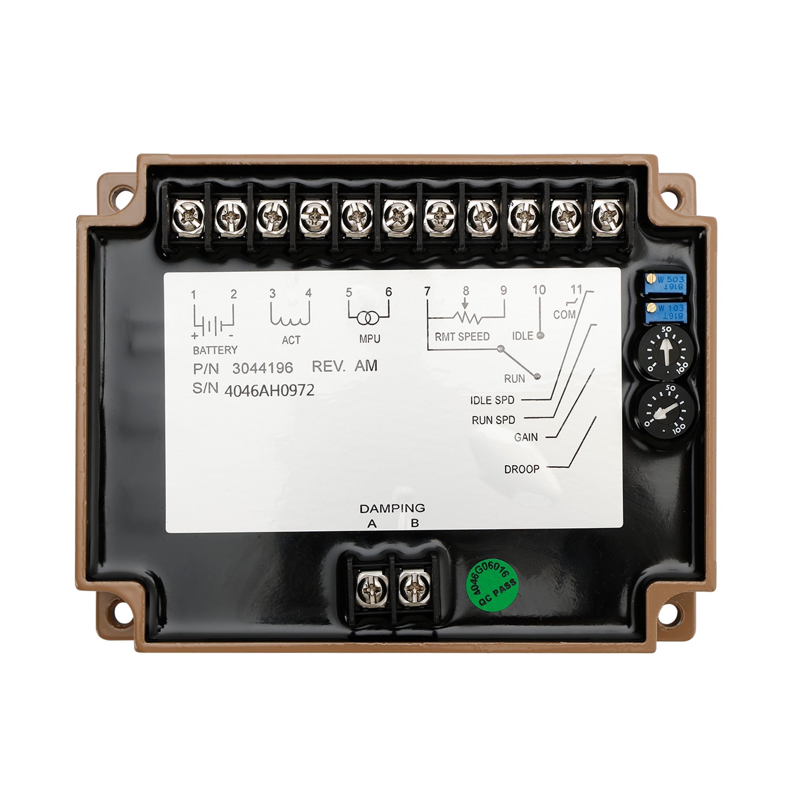 Elektronische snelheidsregelaar-gouverneur EFC3044196 3044196 Vervanging voor Cummins