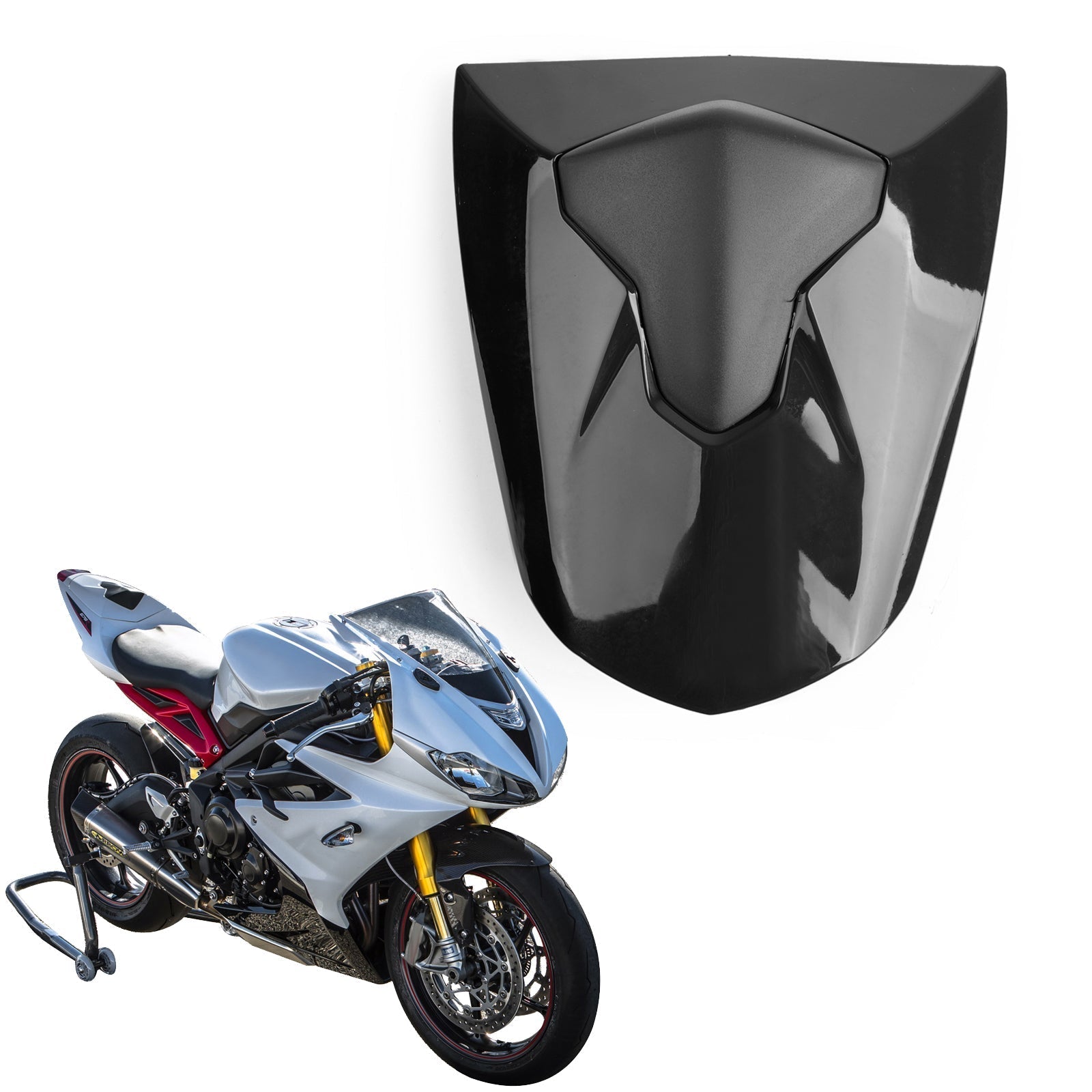 Capot de couverture de siège de passager arrière ABS pour Daytona 675 et 675R 2013-2018