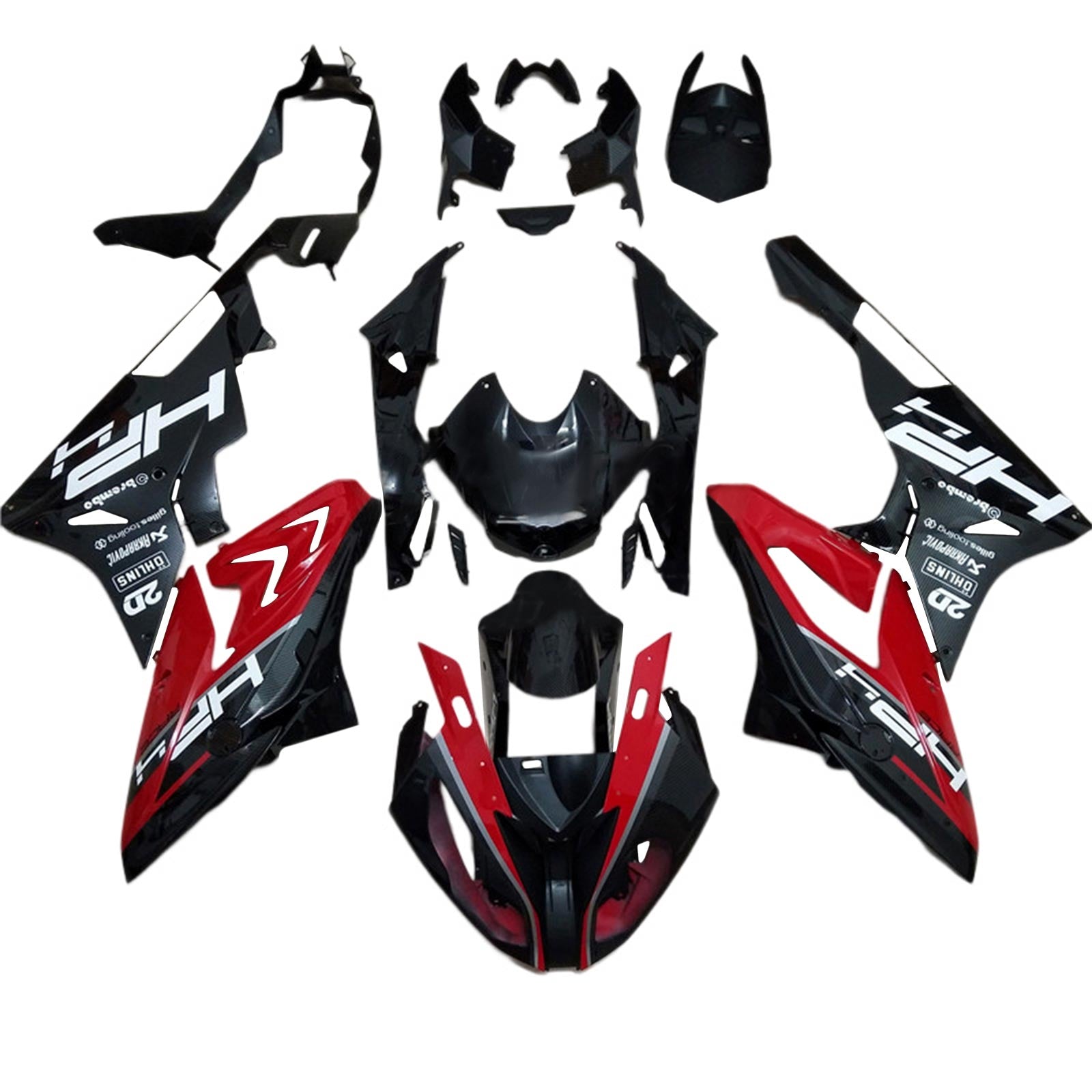 2015-2016 BMW S1000RR Fairing Kit Karosseri Plast ABS