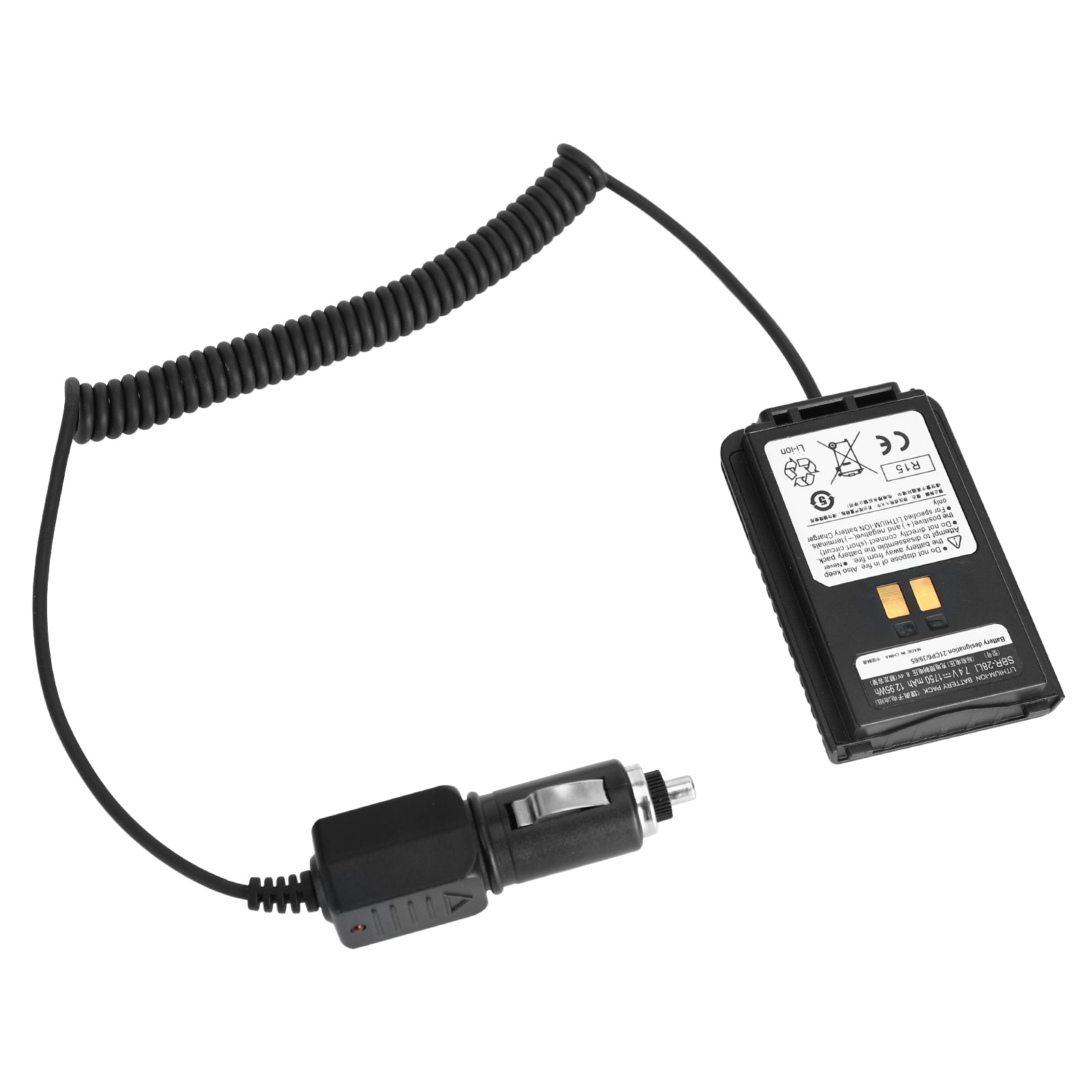 Chargeur de batterie de voiture 12-24V, adaptateur éliminateur Sbr-28Li pour Radio Ft4X Ft4Xr