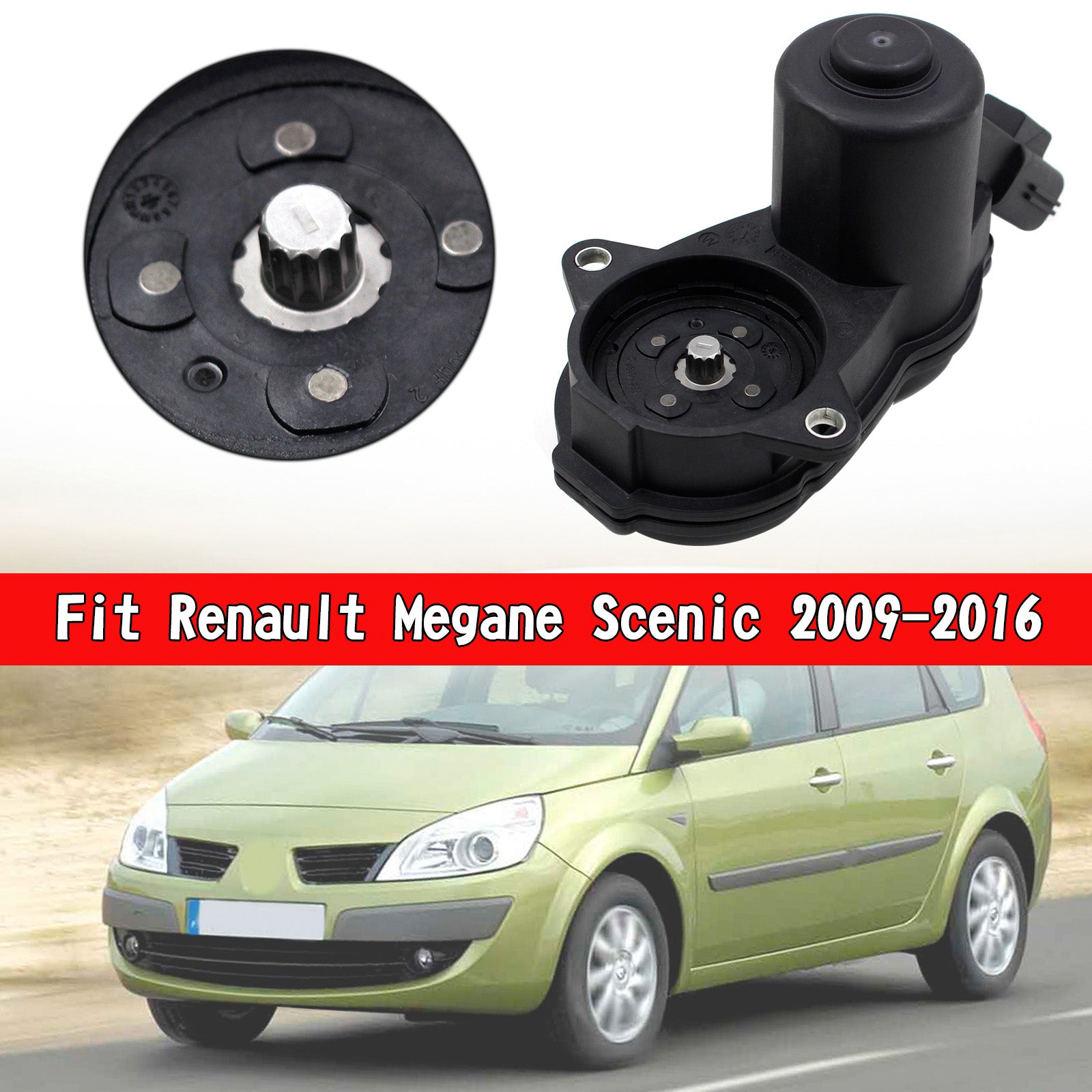 Achterremklauw Parkeerservomotor Geschikt voor Renault Megane Scenic 2009-2016