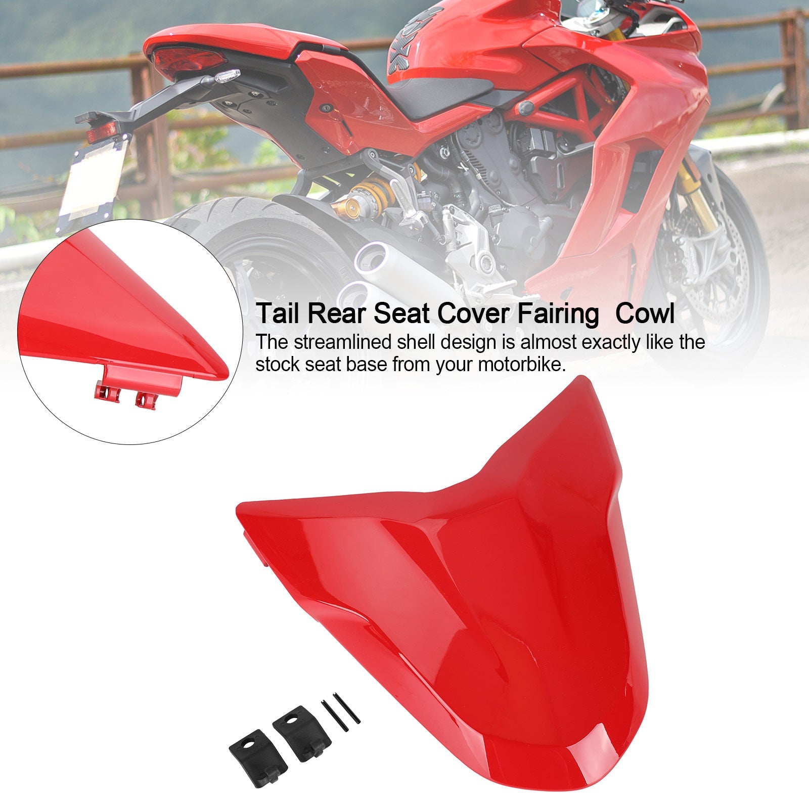 Tail Rear Seat Cover Fairing Cowl For DUCATI Supersport 939 950 All Year Generic