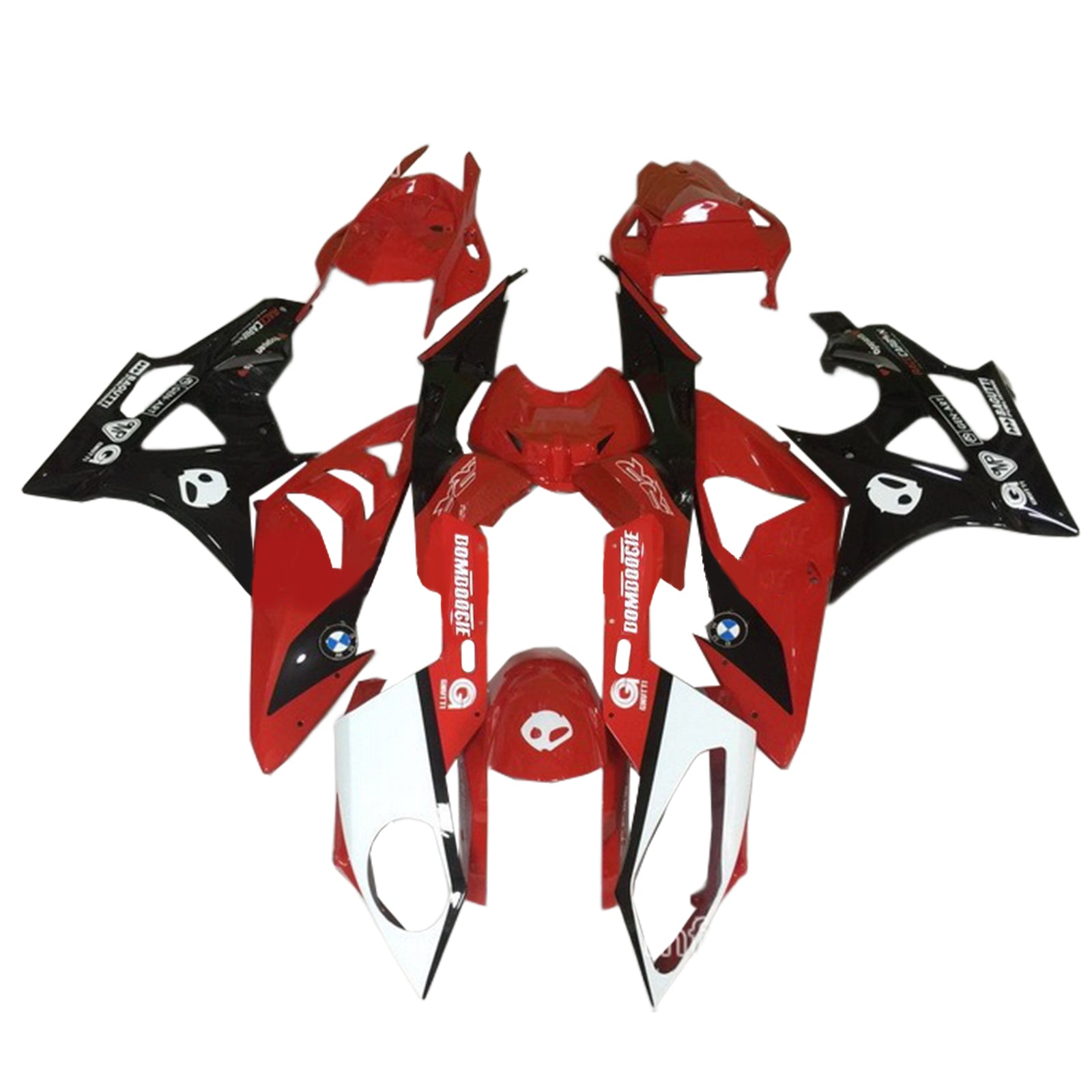 2009-2014 BMW S1000RR Fairing Kit Karosseri Plast ABS