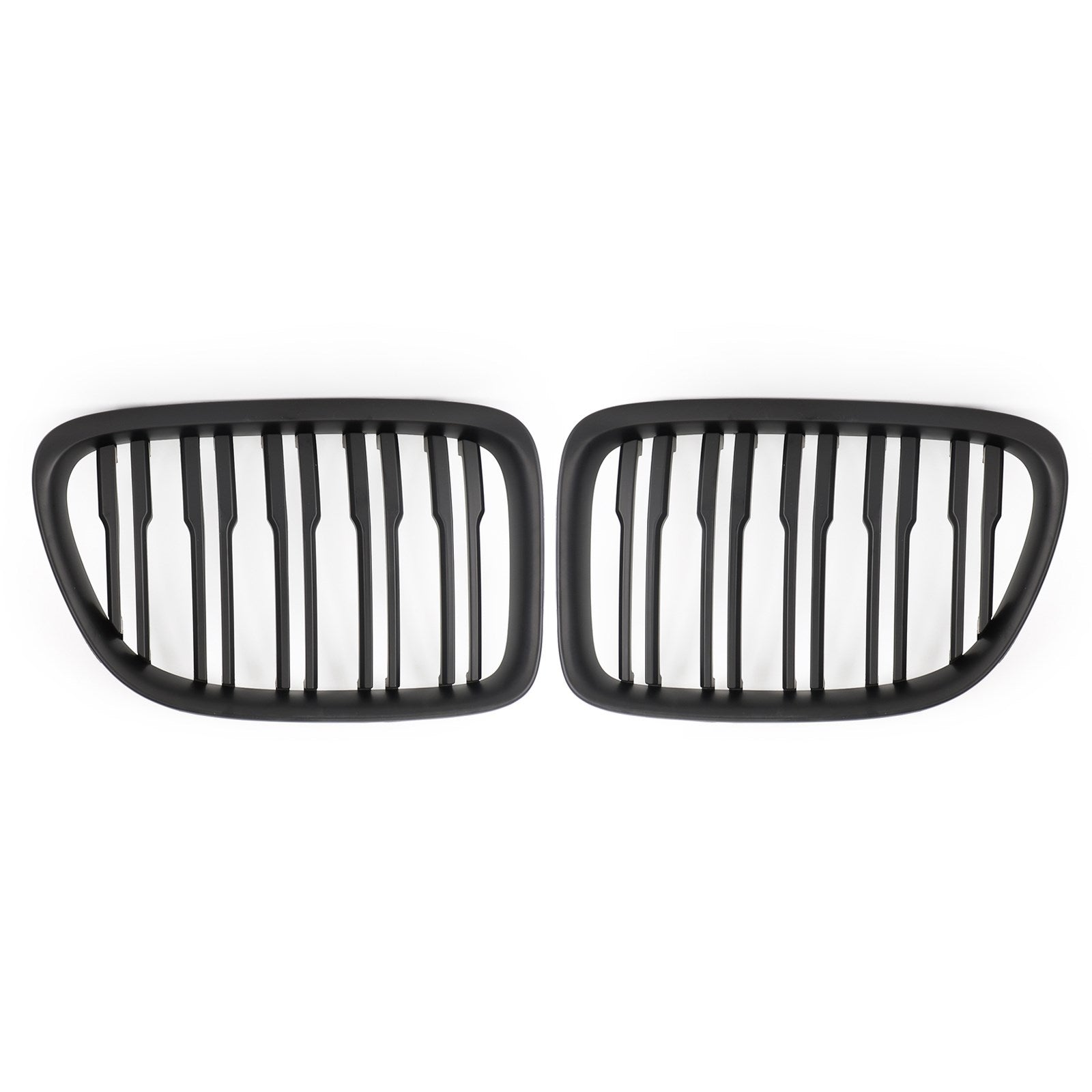 2009-2014 BMW X1 E84 Dual Slats Front Hood Kidney Grill Grille Matt Black/Gloss Black 51112993305 51112993306 51112993307 51112993308 51117347669 51117347670 Generic