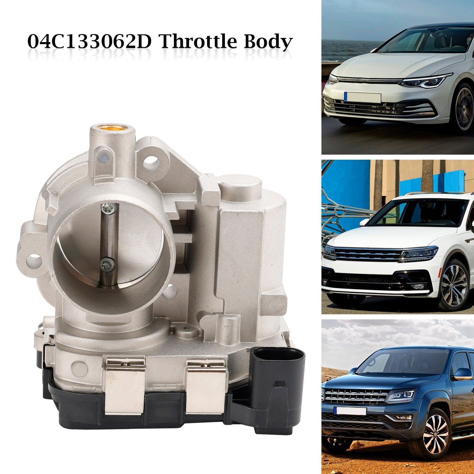 2014- On Skoda Fabia III (NJ3) Estate (NJ5) 1.0 VW Polo V (6R1, 6C1) Throttle Body 04C133062D