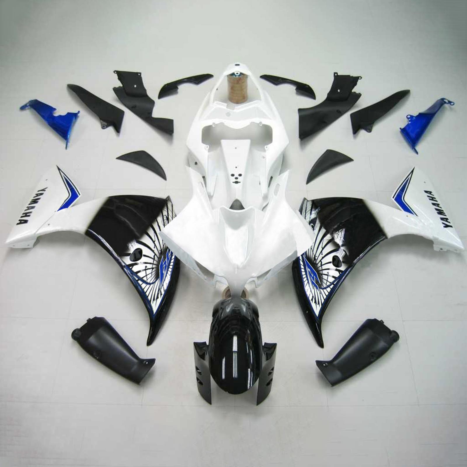 2009-2011 Yamaha YZF 1000 R1 Kit de carénage d'injection carrosserie plastique ABS #106