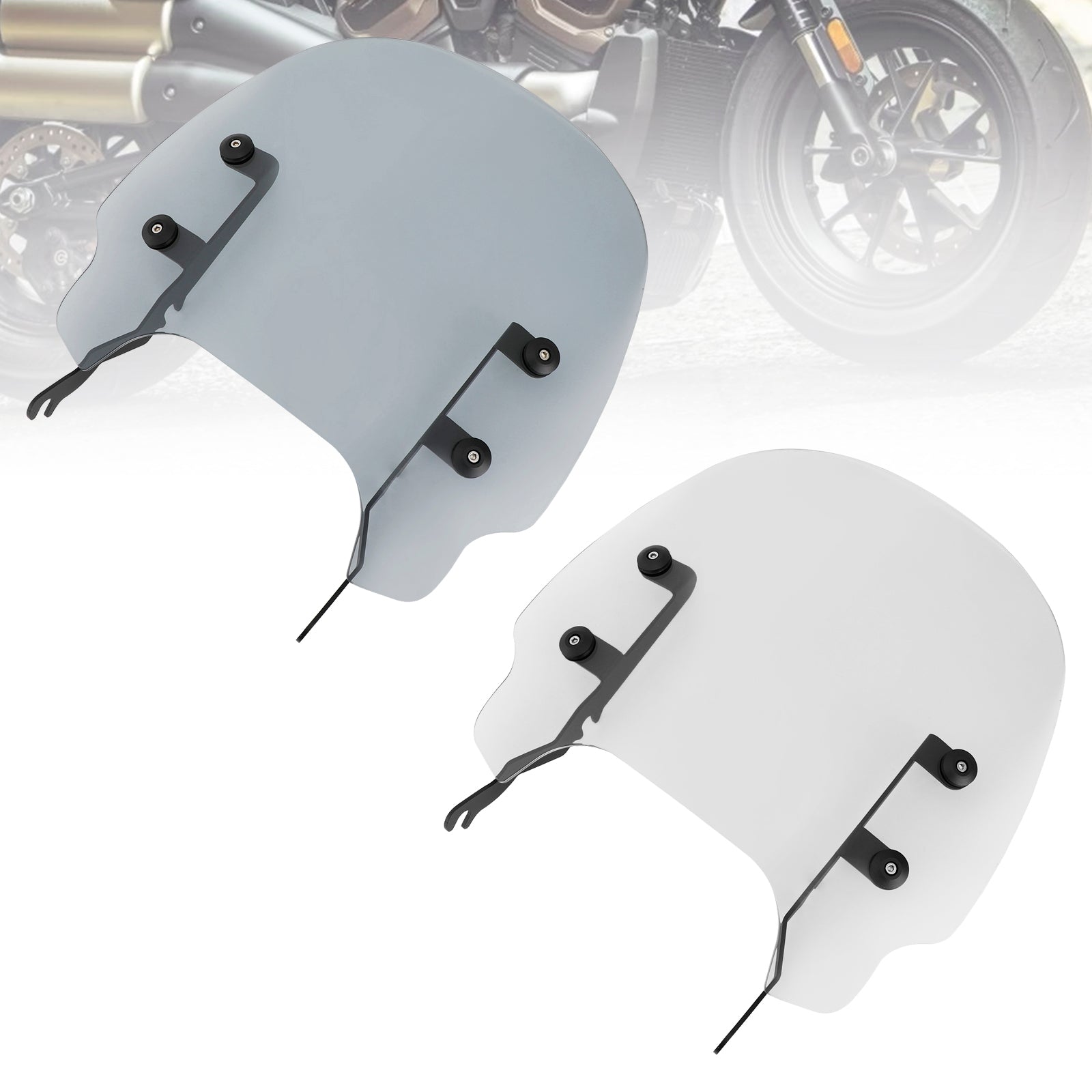 ABS motorsykkel frontrute vindskjerm passer for Sportster S RH1250 2021-2022 Fedex Express