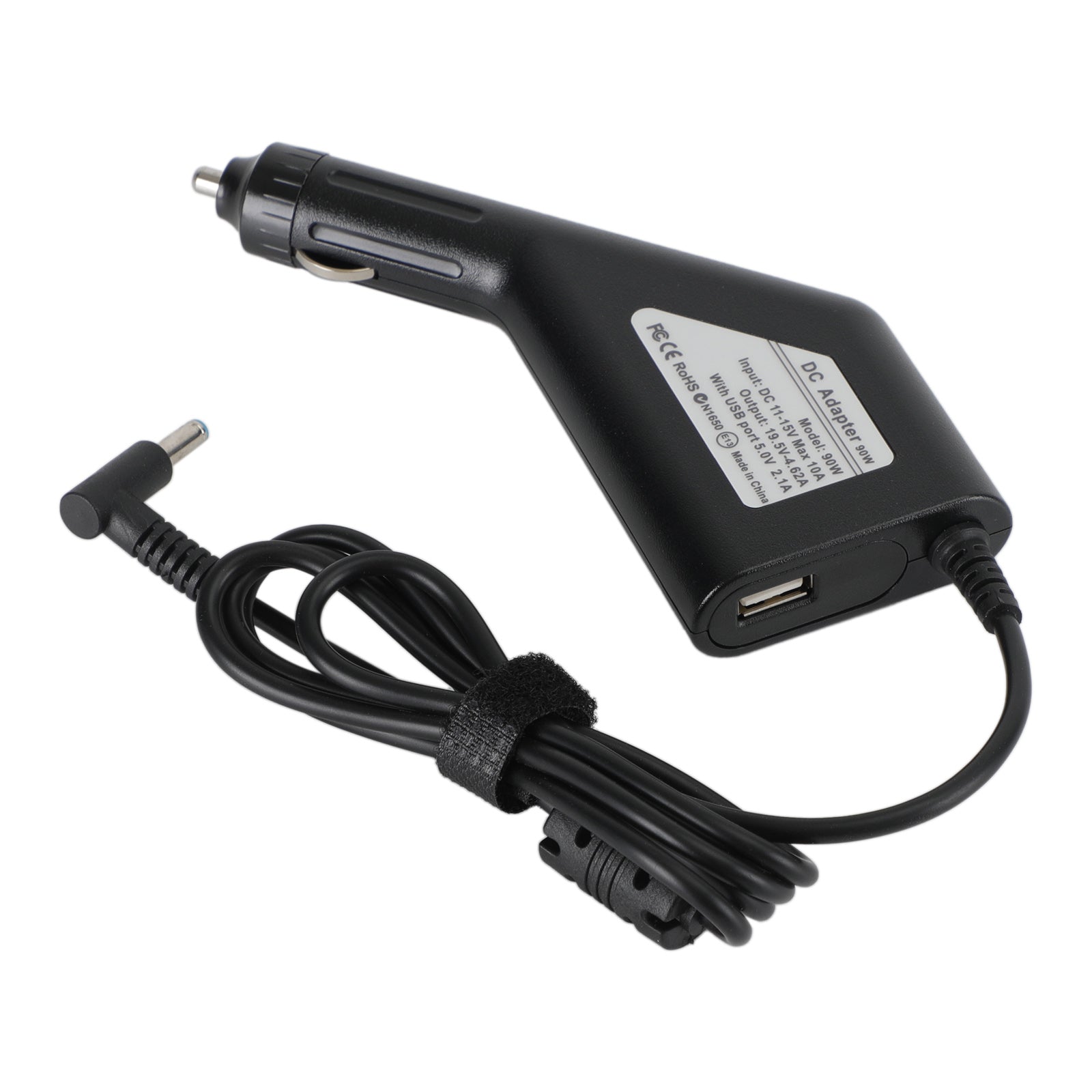 Chargeur de voiture pour ordinateurs portables 19.5V, 4,62 a, adaptateur d'alimentation cc pour Hp Envy 14/15