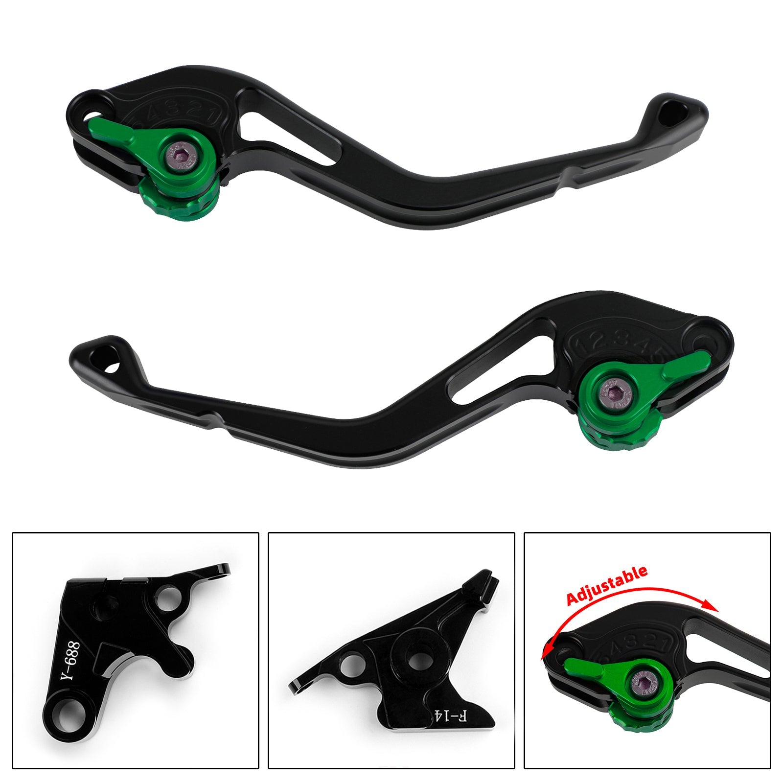 Yamaha YZF R1 R6 FZ1 FAZER R6S US/CA NEW Short Clutch Brake Lever