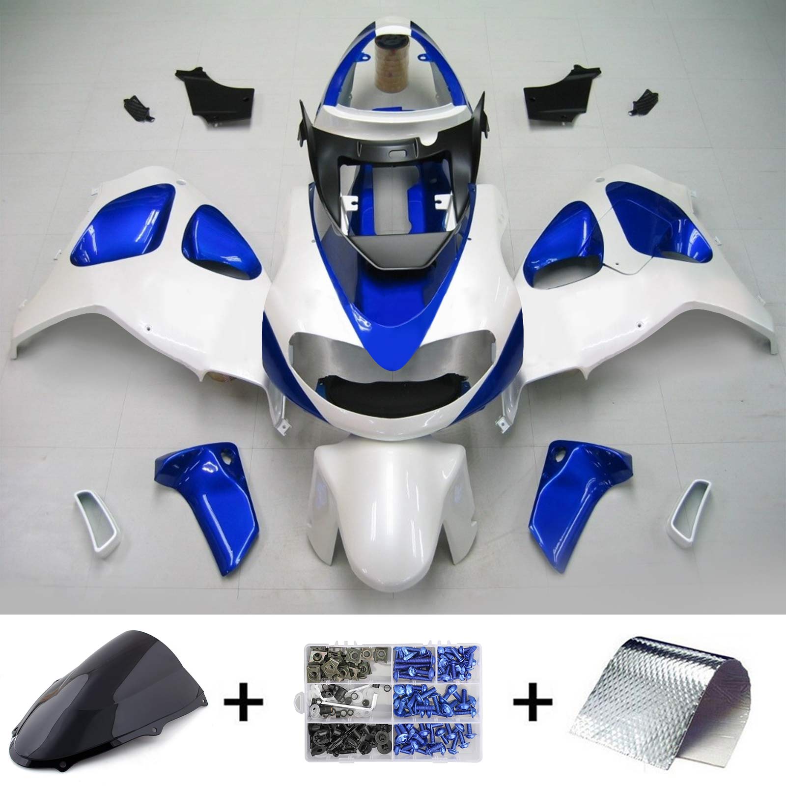 1998-2003 Suzuki TL1000R Amotopart Injection Fairing Kit Bodywork Plastic ABS #136